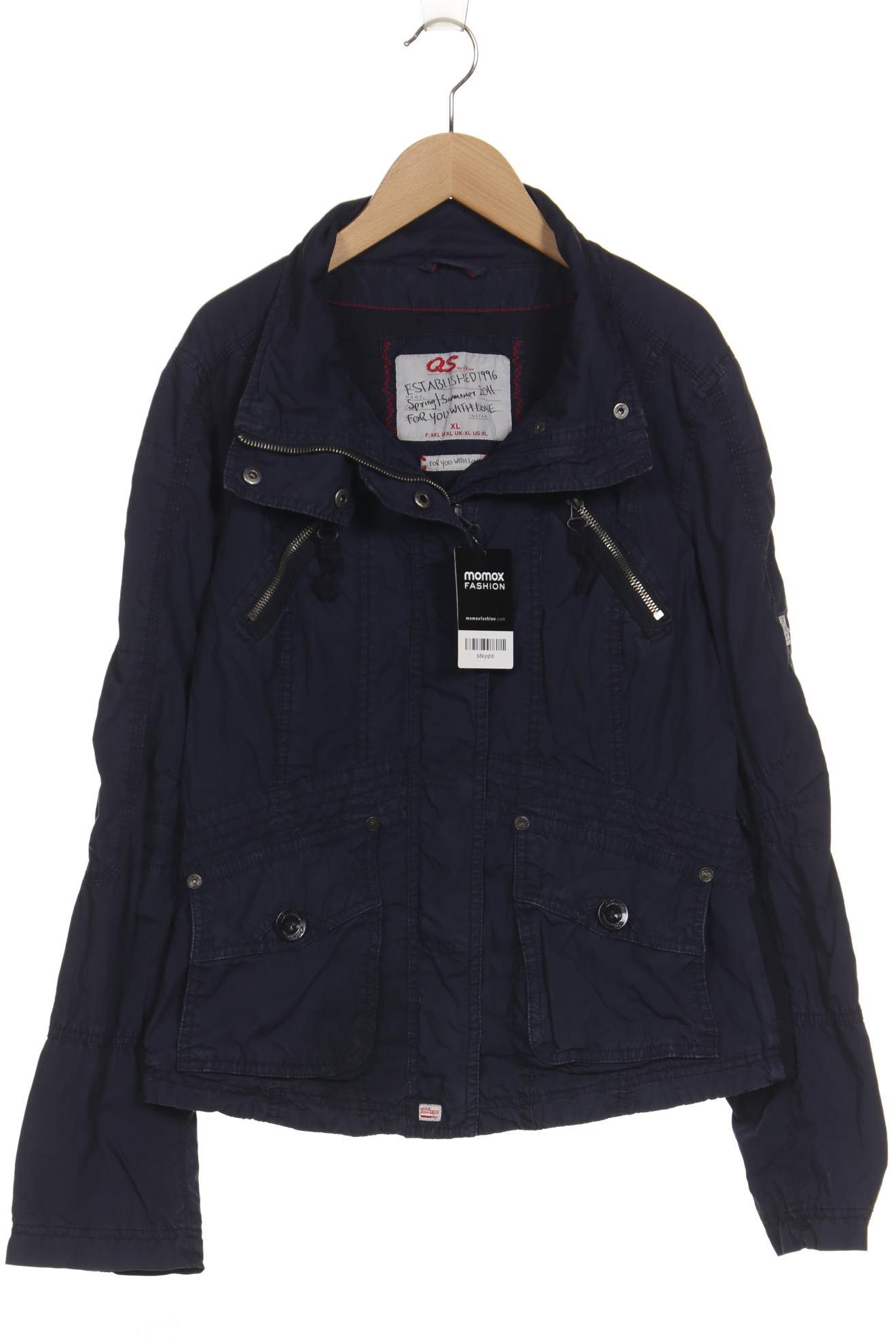 

QS by s.Oliver Damen Jacke, marineblau, Gr. 44