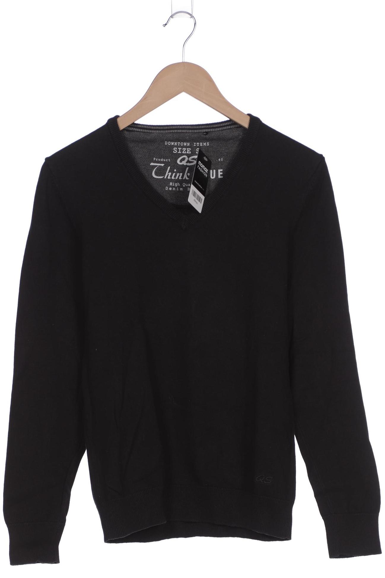 

QS by s.Oliver Herren Pullover, schwarz, Gr. 46