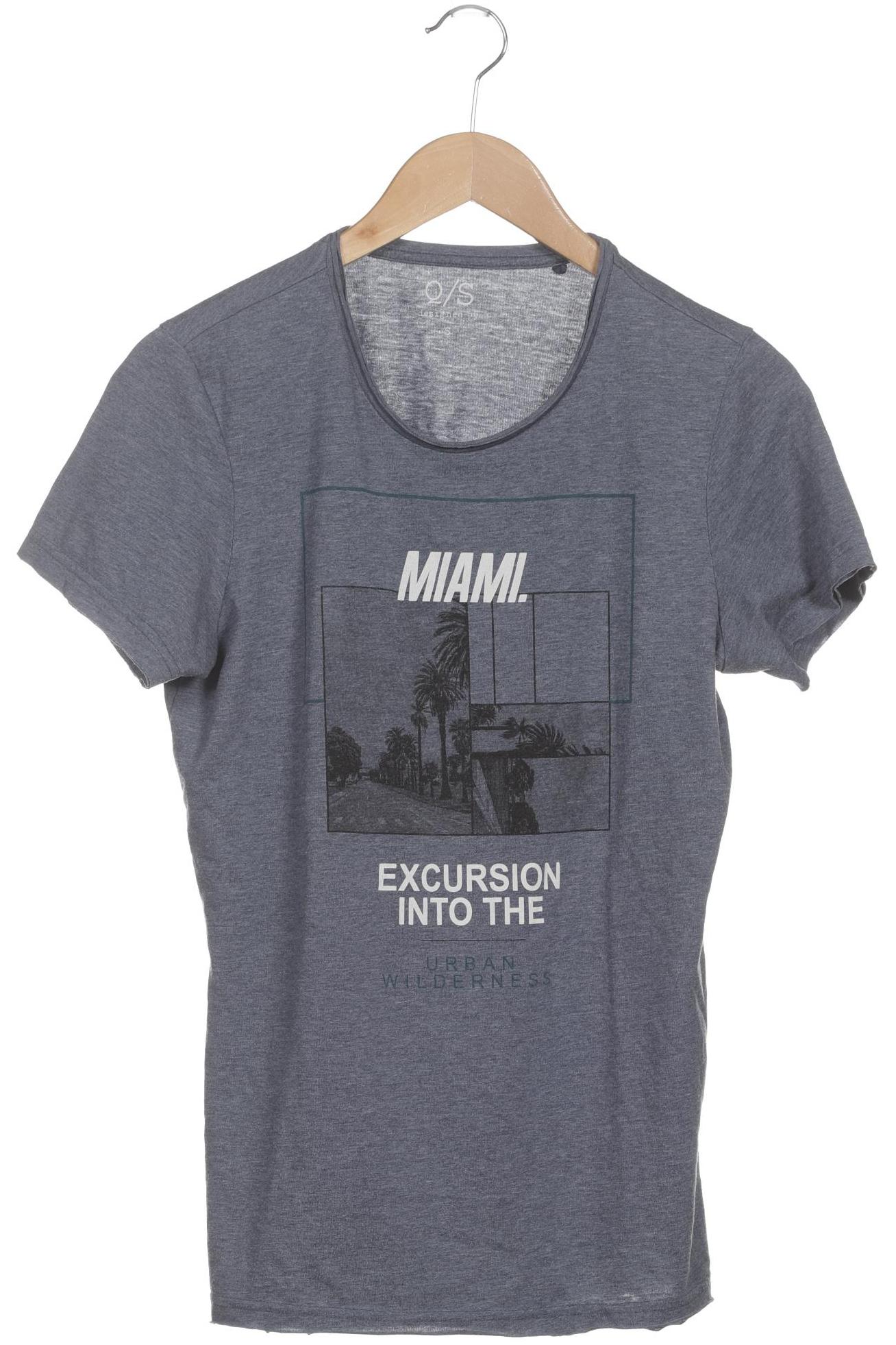 

QS by s.Oliver Herren T-Shirt, blau, Gr.