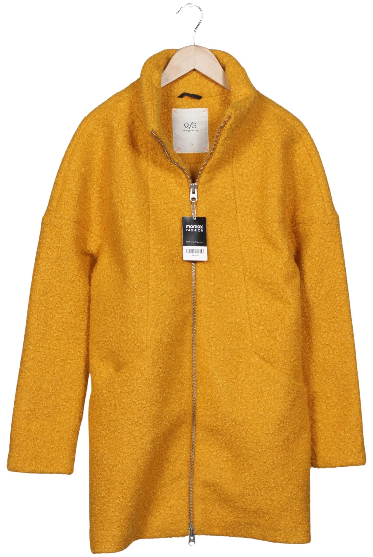 

QS by s.Oliver Damen Mantel, gelb, Gr. 42