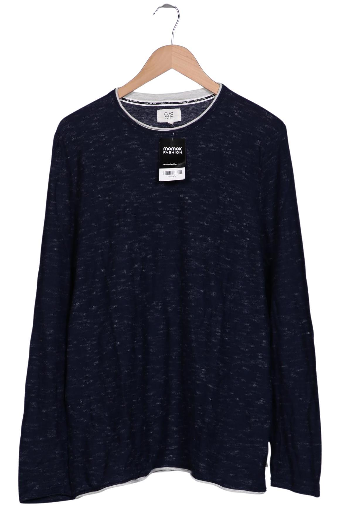 

QS by s.Oliver Herren Langarmshirt, marineblau, Gr. 56