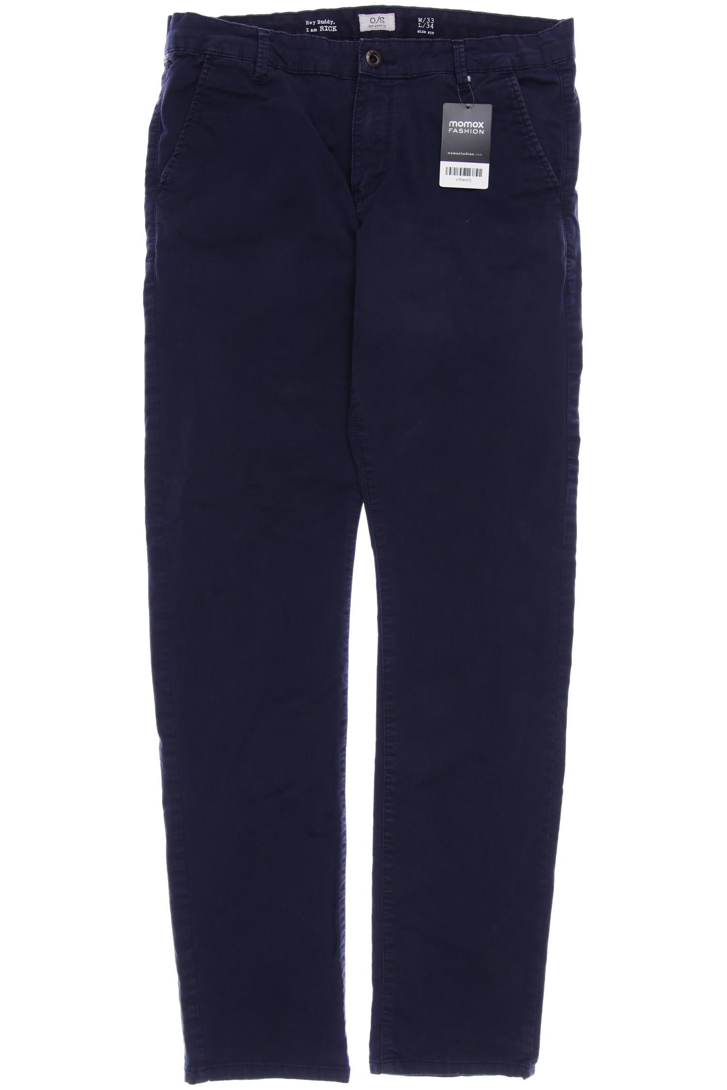 

QS by s.Oliver Herren Stoffhose, marineblau