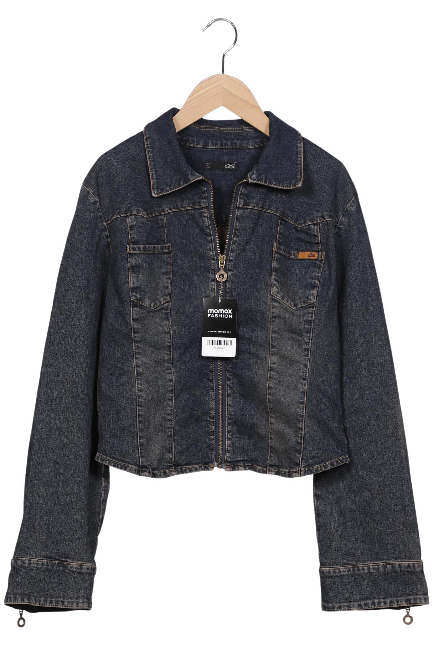 

QS by s.Oliver Damen Jacke, marineblau, Gr. 40