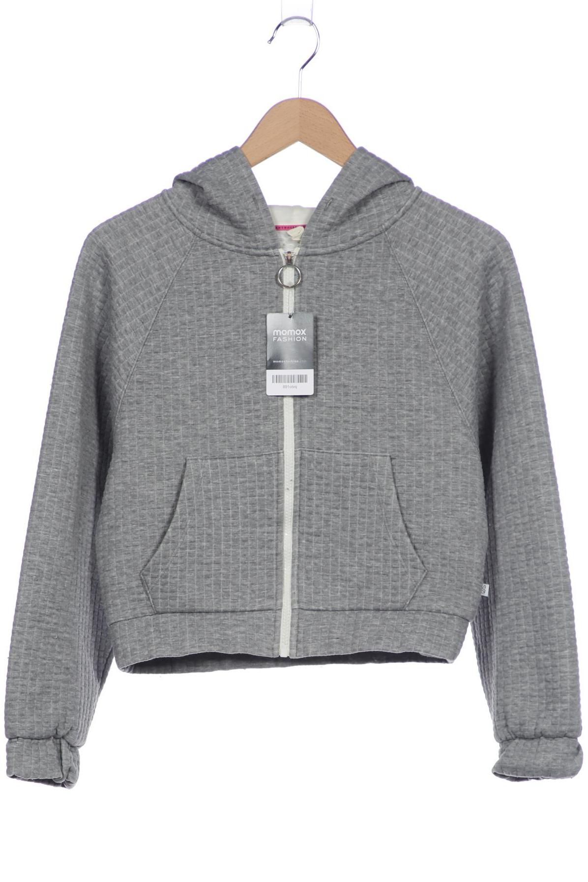 

QS by s.Oliver Damen Kapuzenpullover, grau, Gr. 34