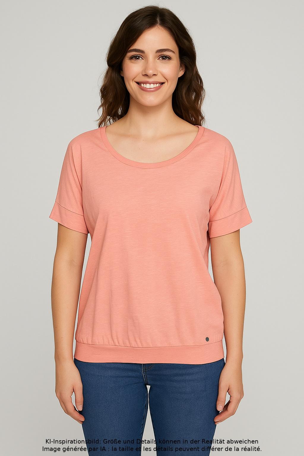 

QS by s.Oliver Damen T-Shirt, pink, Gr. 34