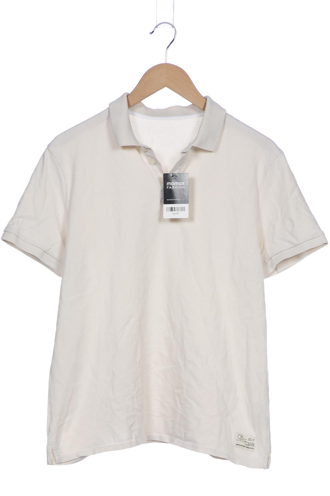 

QS by s.Oliver Herren Poloshirt, cremeweiß, Gr. 52