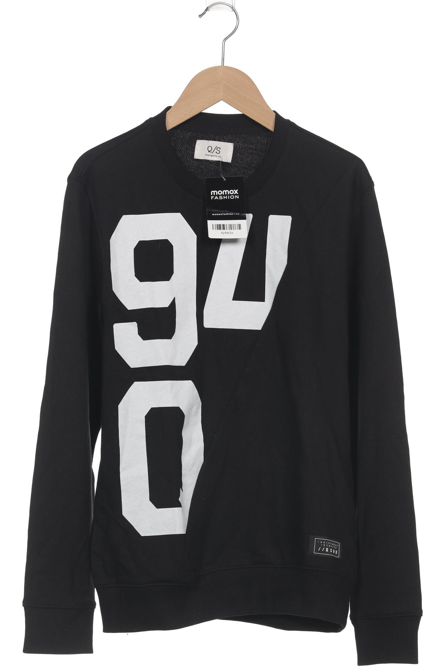 

QS by s.Oliver Herren Sweatshirt, schwarz, Gr. 44