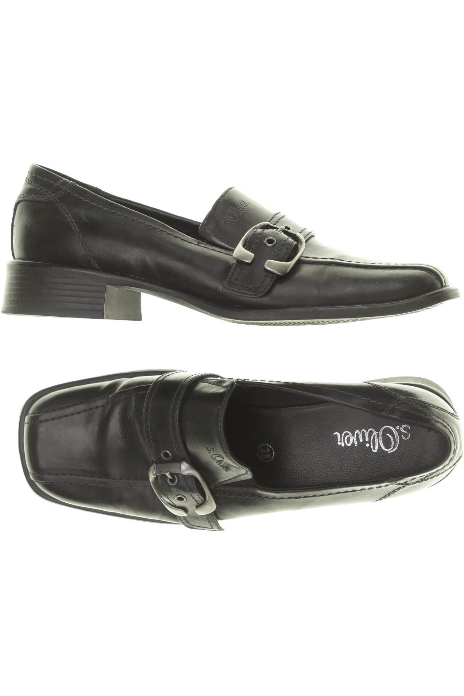 

QS by s.Oliver Damen Halbschuh, schwarz, Gr. 38