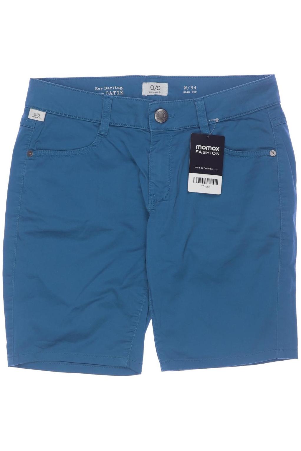 

QS by s.Oliver Damen Shorts, blau, Gr. 34