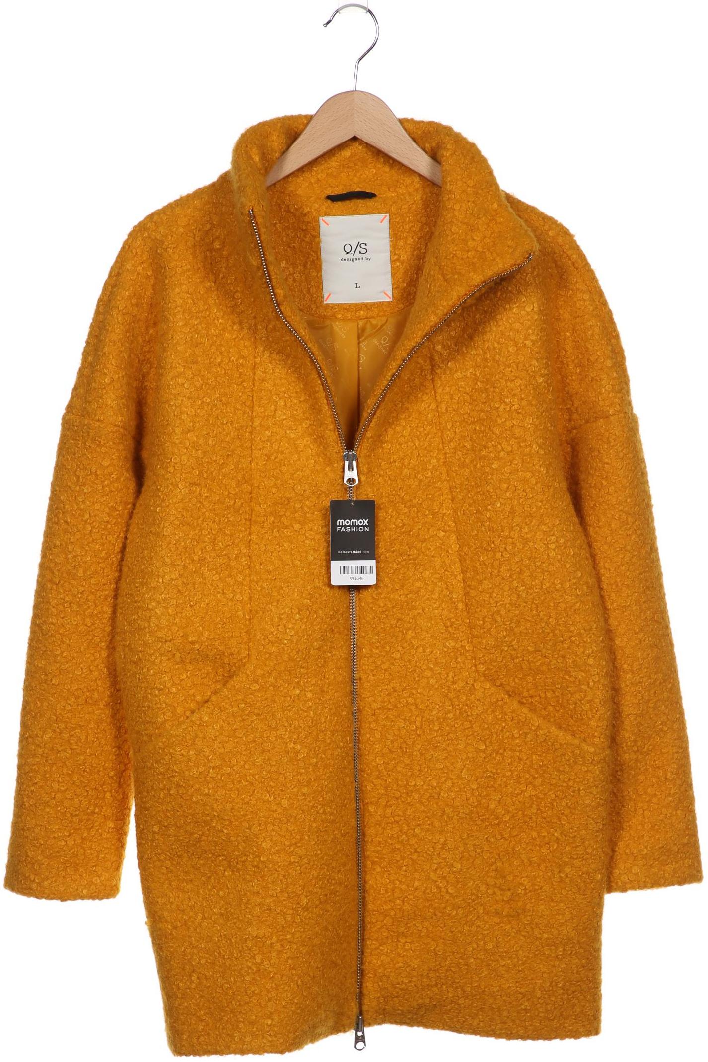 

QS by s.Oliver Damen Mantel, gelb, Gr. 42