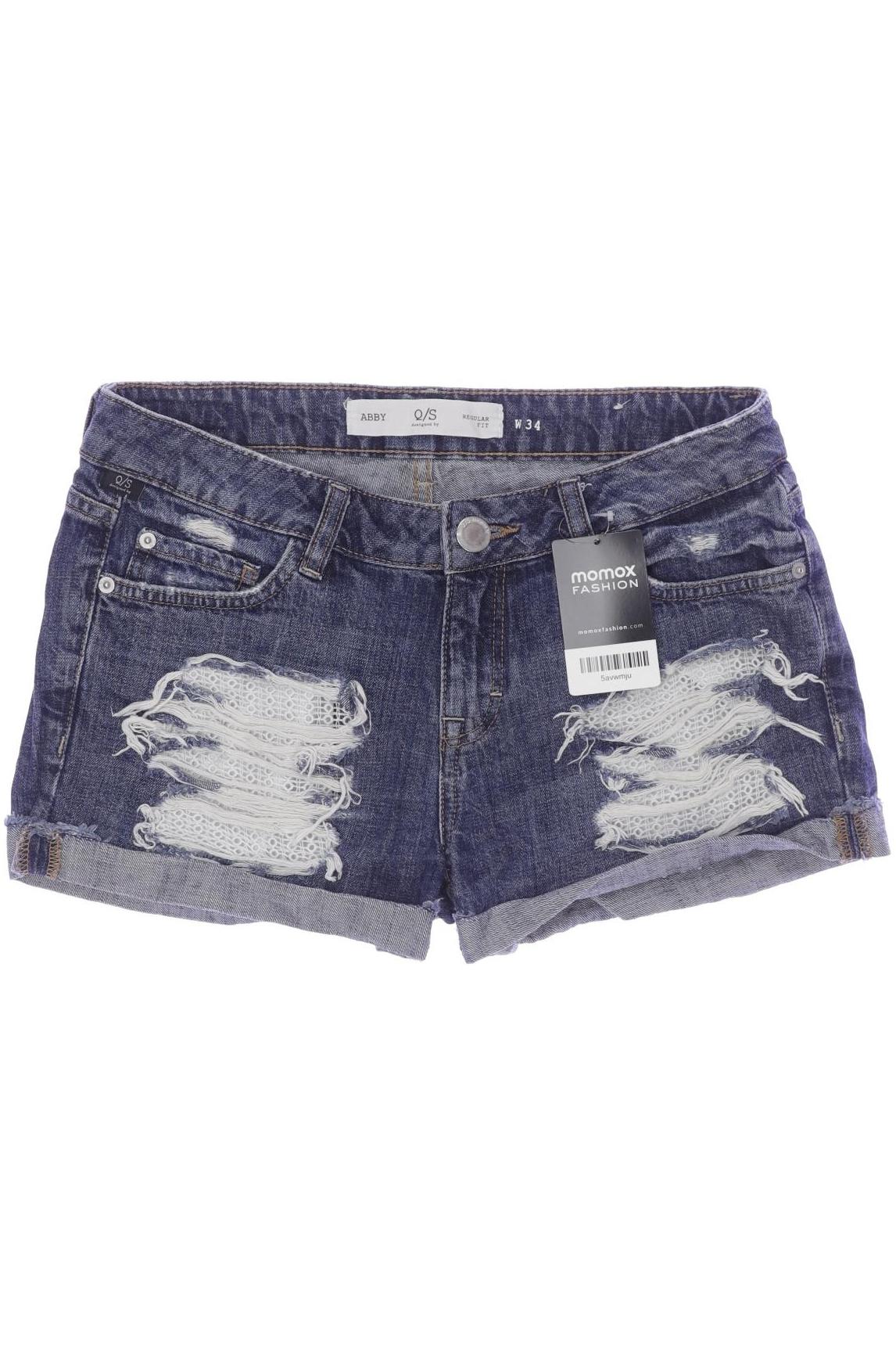 

QS by s.Oliver Damen Shorts, blau, Gr. 34