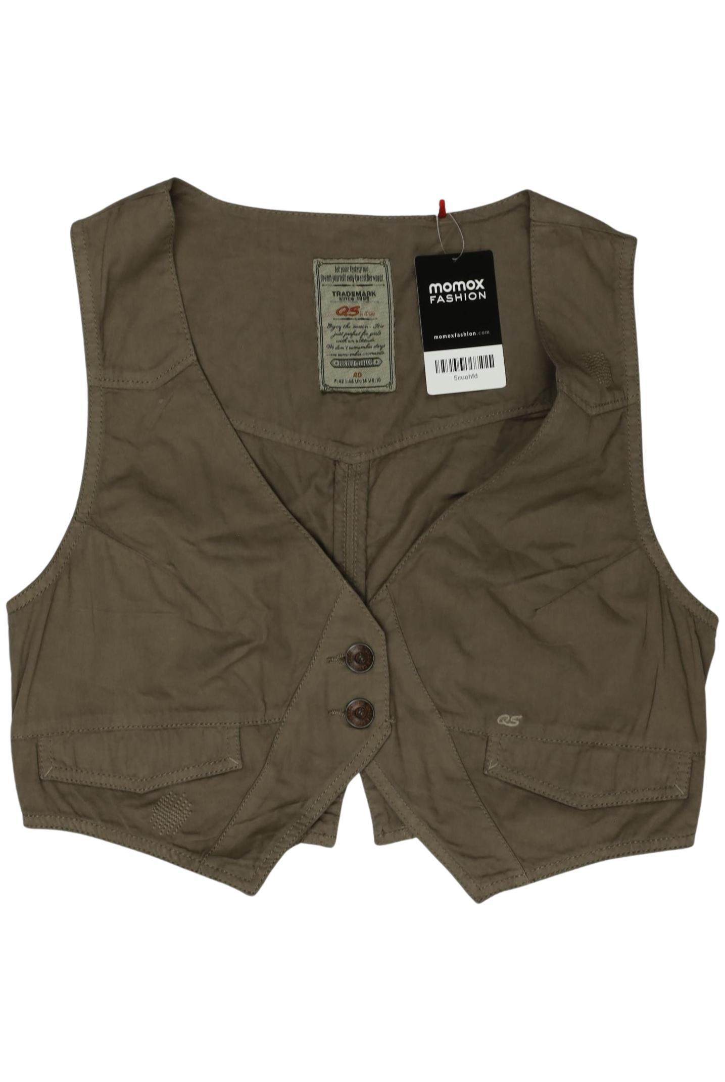 

QS by s.Oliver Damen Weste, braun, Gr. 40