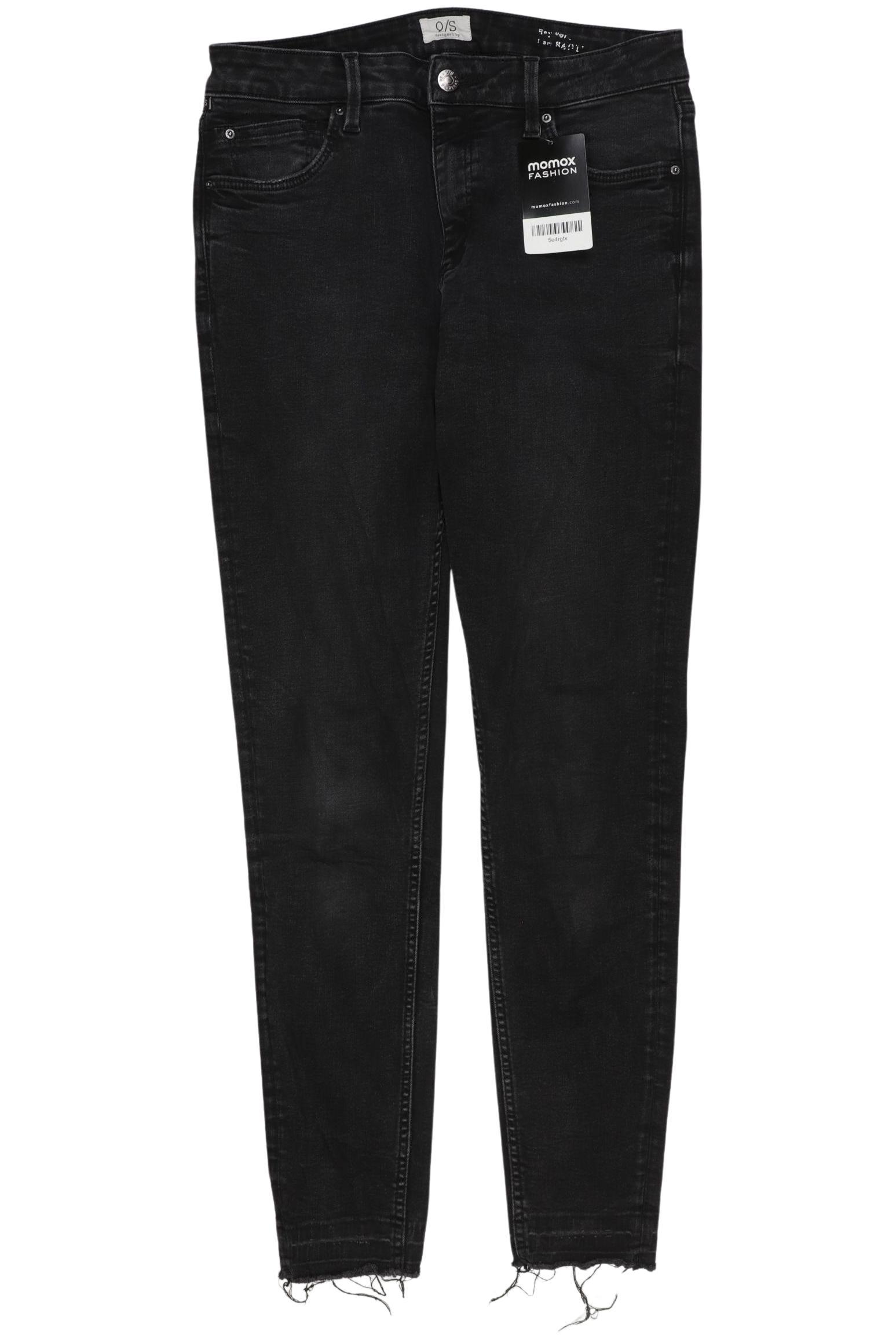 

QS by s.Oliver Damen Jeans, schwarz, Gr. 36