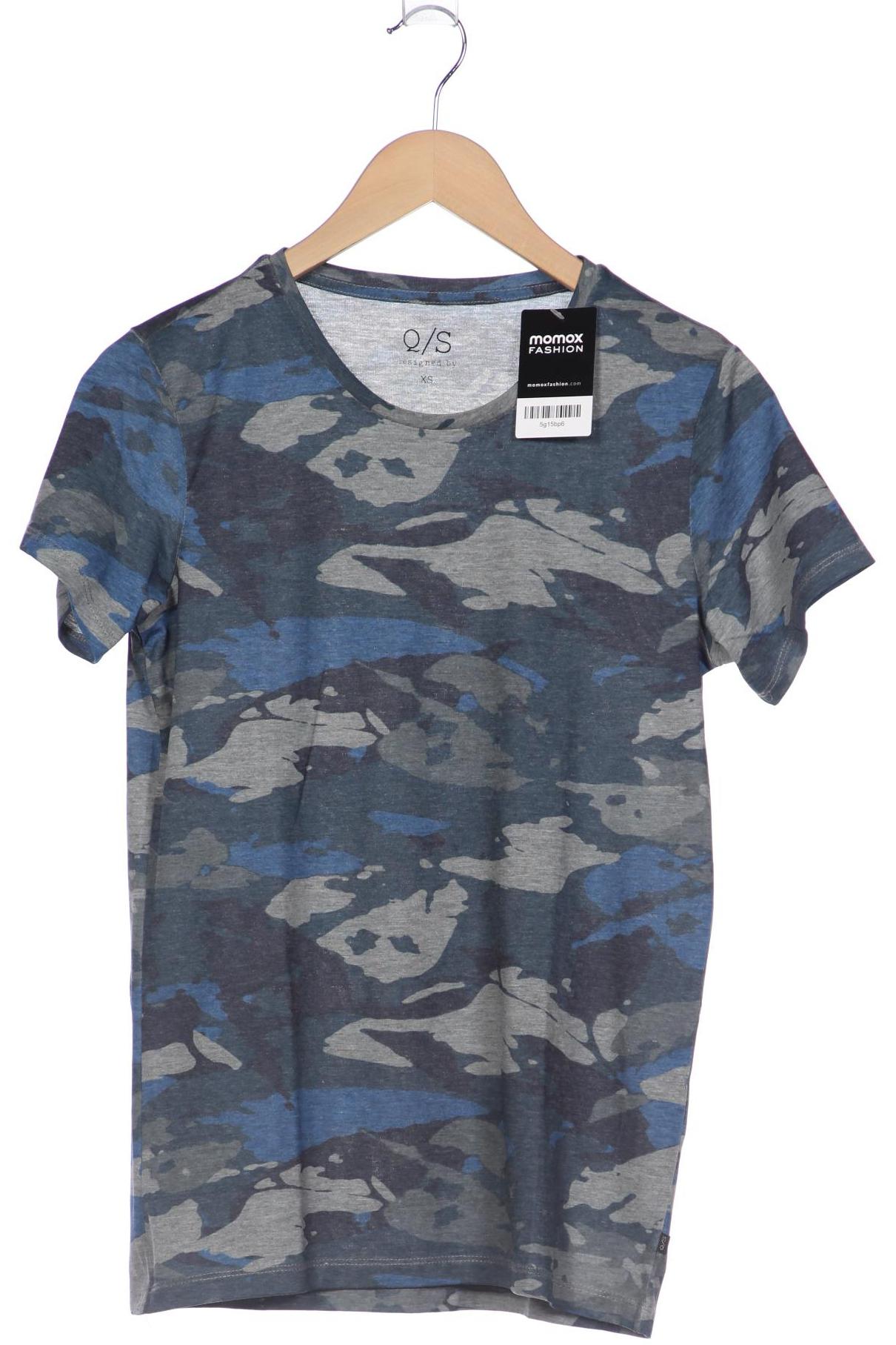 

QS by s.Oliver Herren T-Shirt, blau, Gr. 44