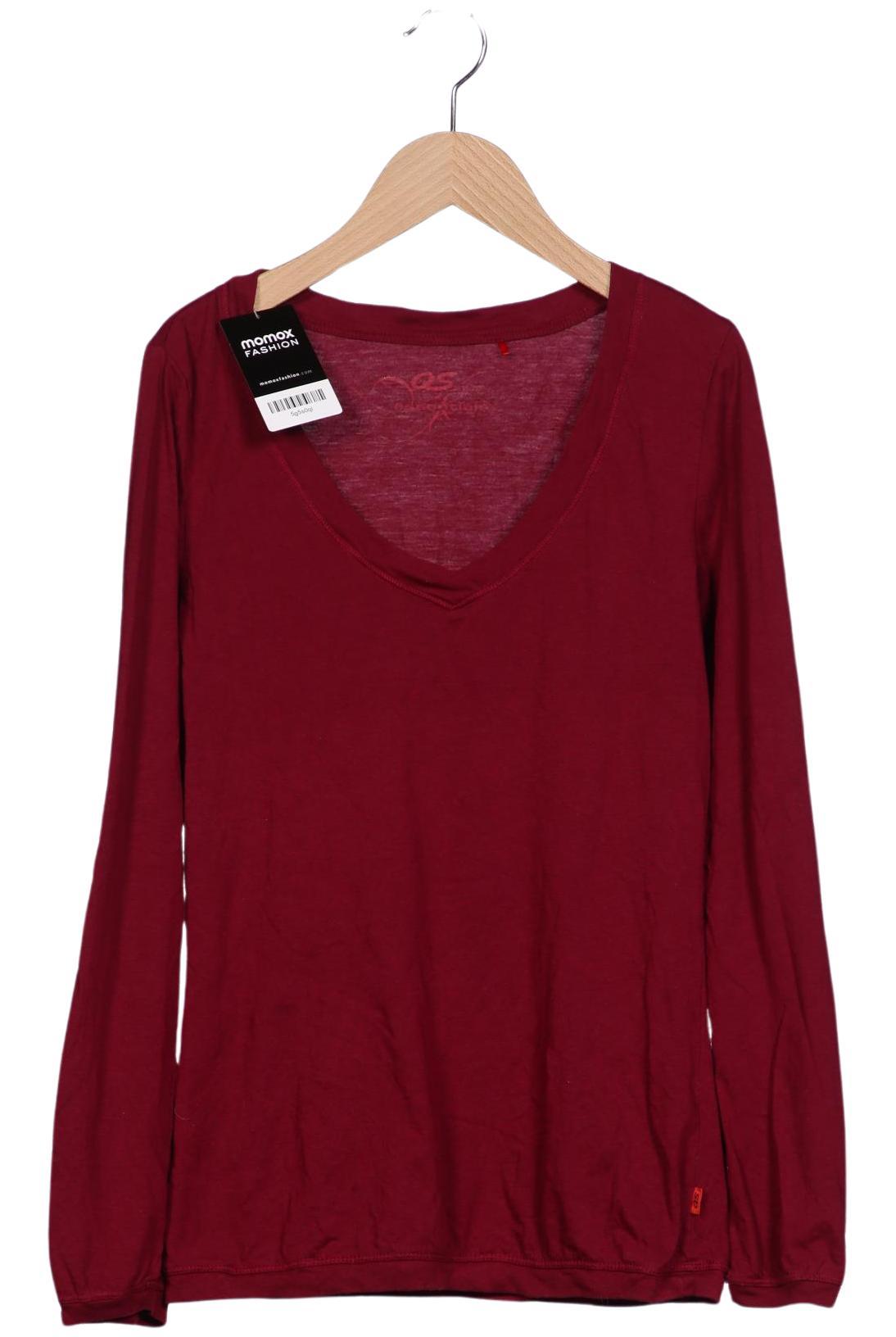 

QS by s.Oliver Damen Langarmshirt, bordeaux, Gr. 38