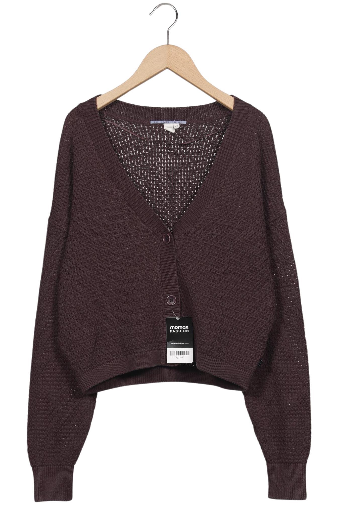 

QS by s.Oliver Damen Strickjacke, bordeaux, Gr. 34