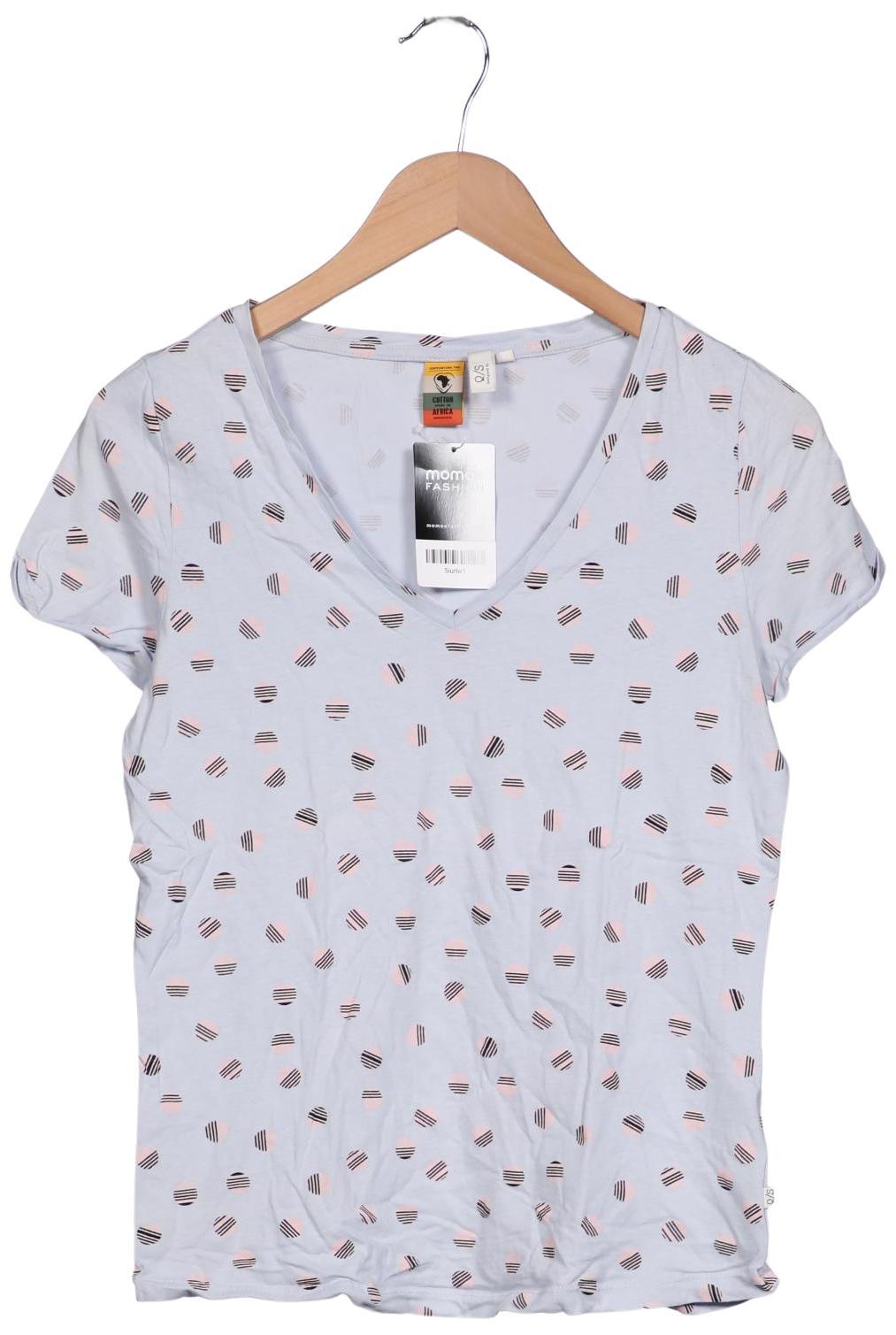 

QS by s.Oliver Damen T-Shirt, hellblau, Gr. 38