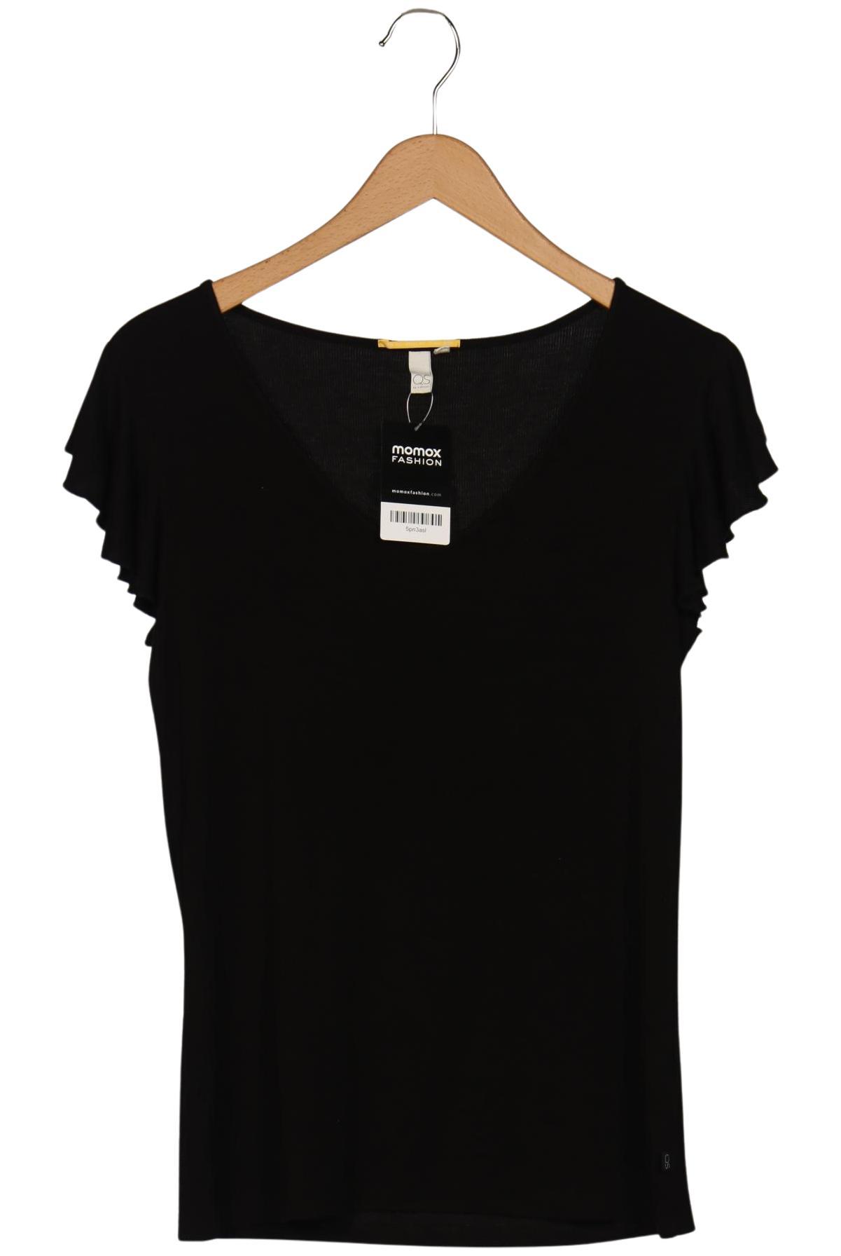 

QS by s.Oliver Damen T-Shirt, schwarz, Gr. 42