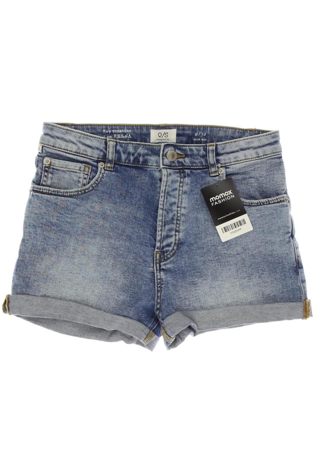 

QS by s.Oliver Damen Shorts, blau, Gr. 34