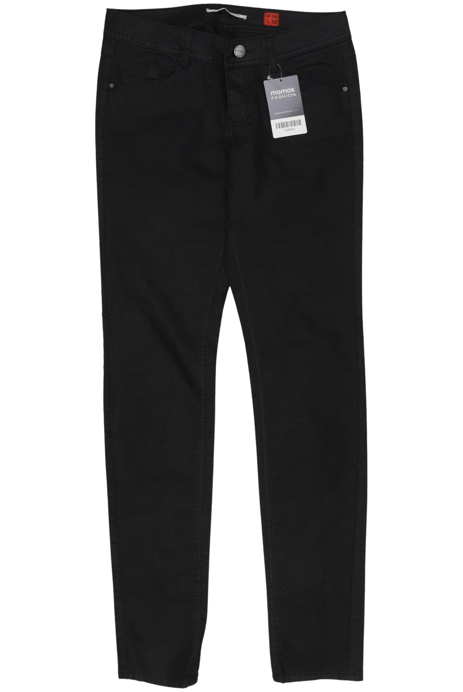 

QS by s.Oliver Damen Stoffhose, schwarz, Gr. 34