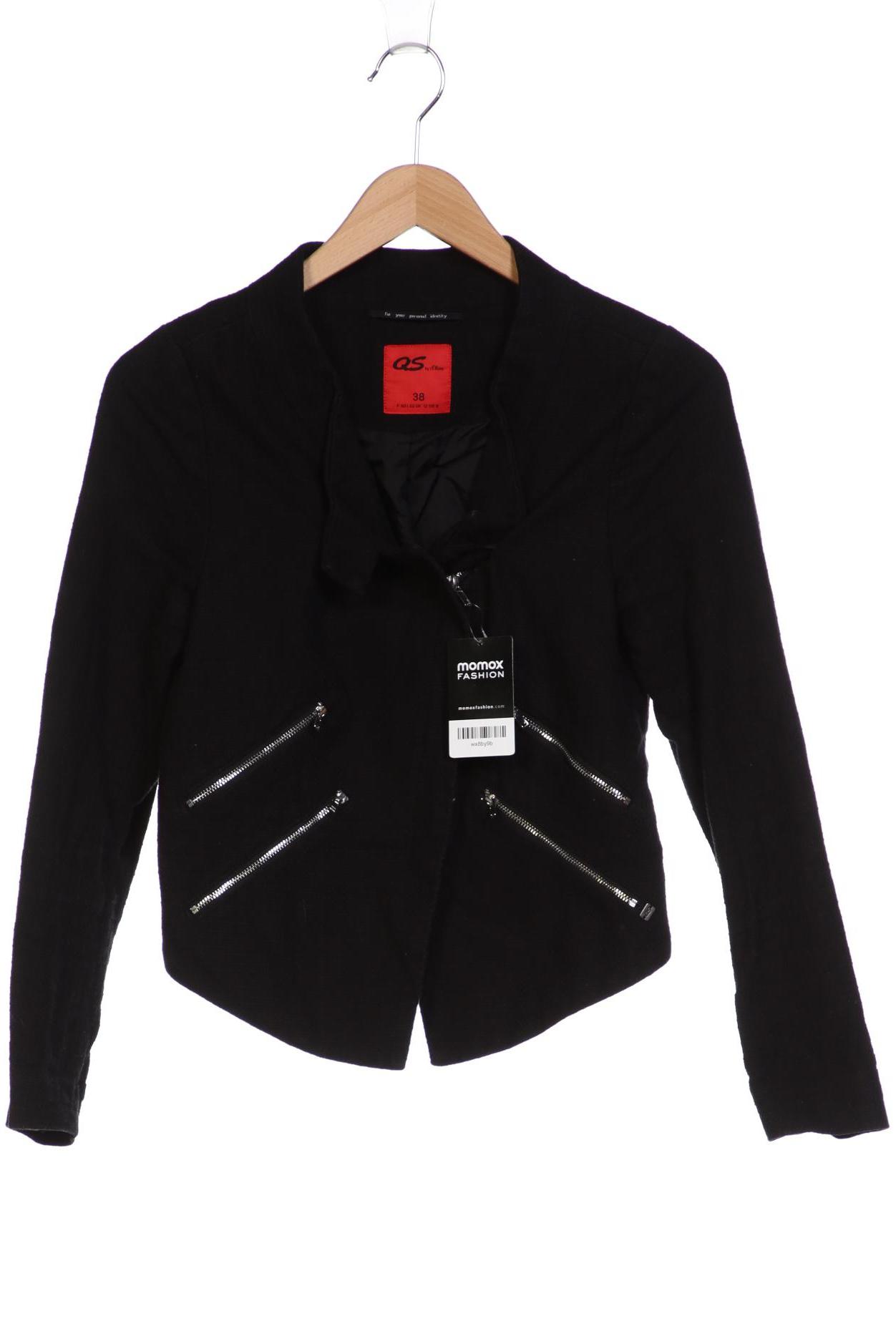 

QS by s.Oliver Damen Jacke, schwarz, Gr. 38