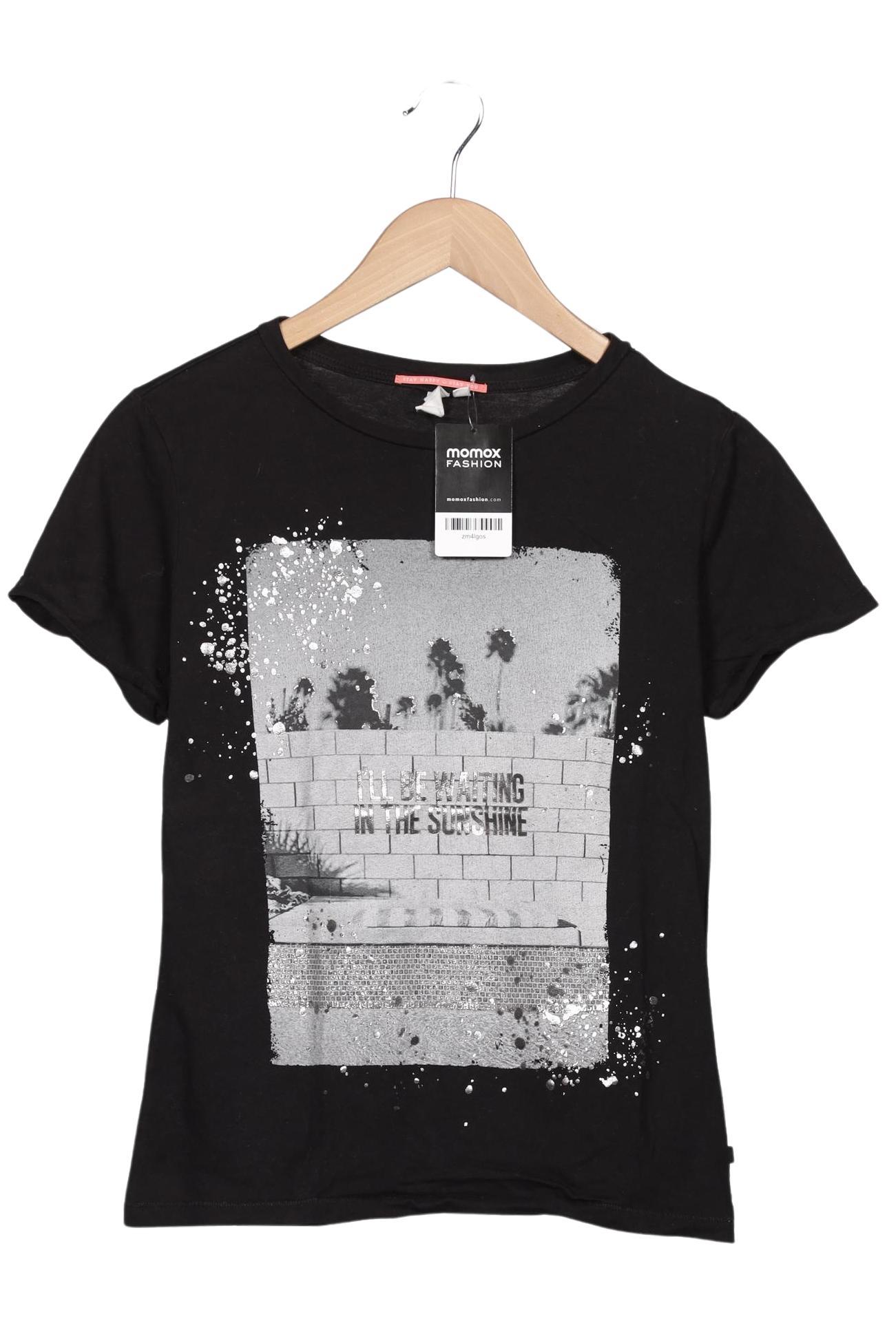 

QS by s.Oliver Damen T-Shirt, schwarz, Gr. 38