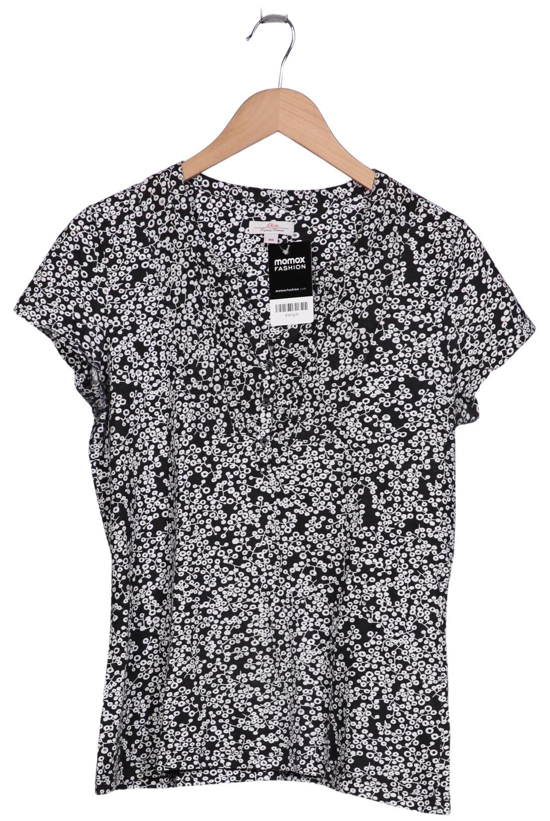 

QS by s.Oliver Damen T-Shirt, schwarz, Gr. 40