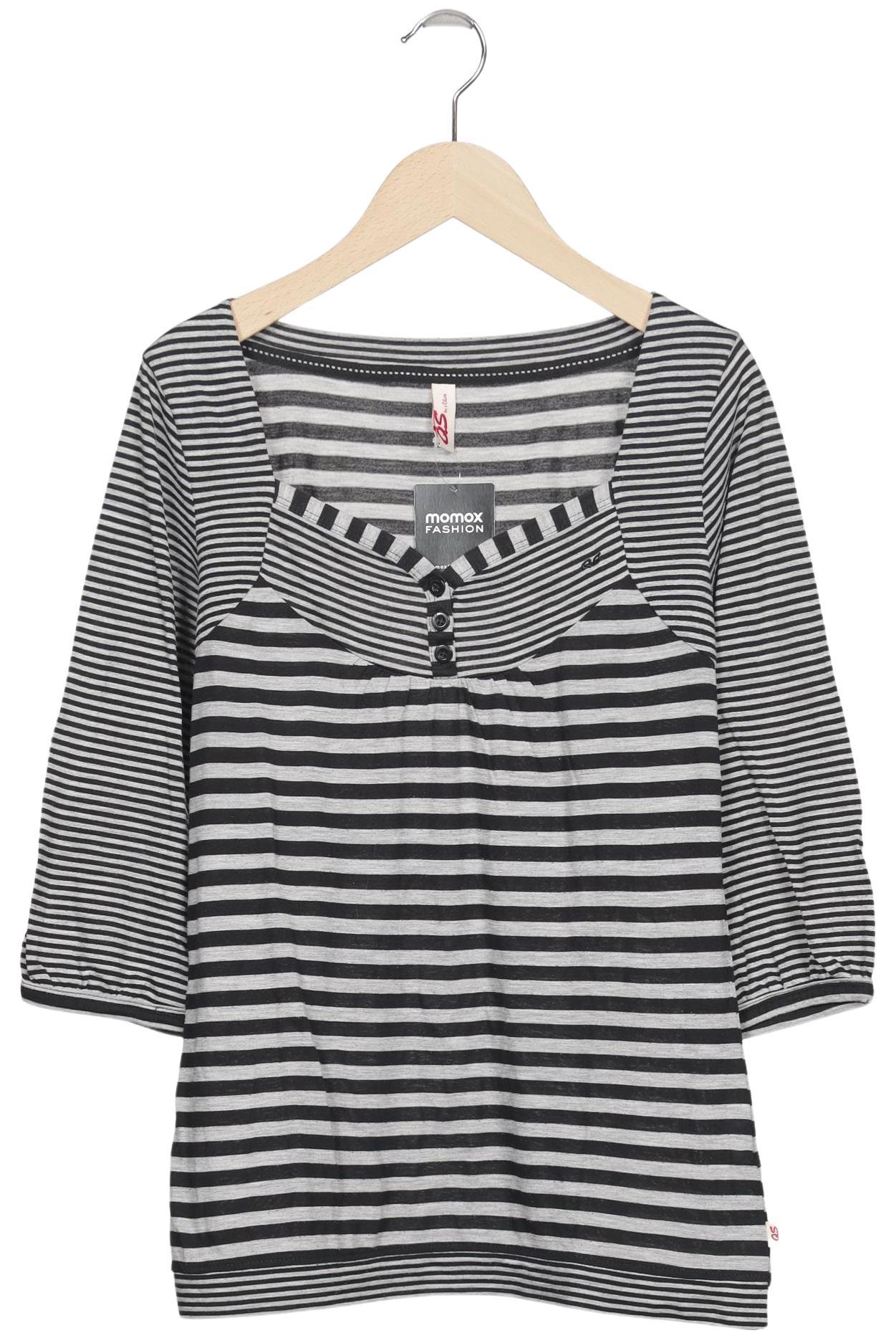 

QS by s.Oliver Damen Langarmshirt, mehrfarbig, Gr. 38