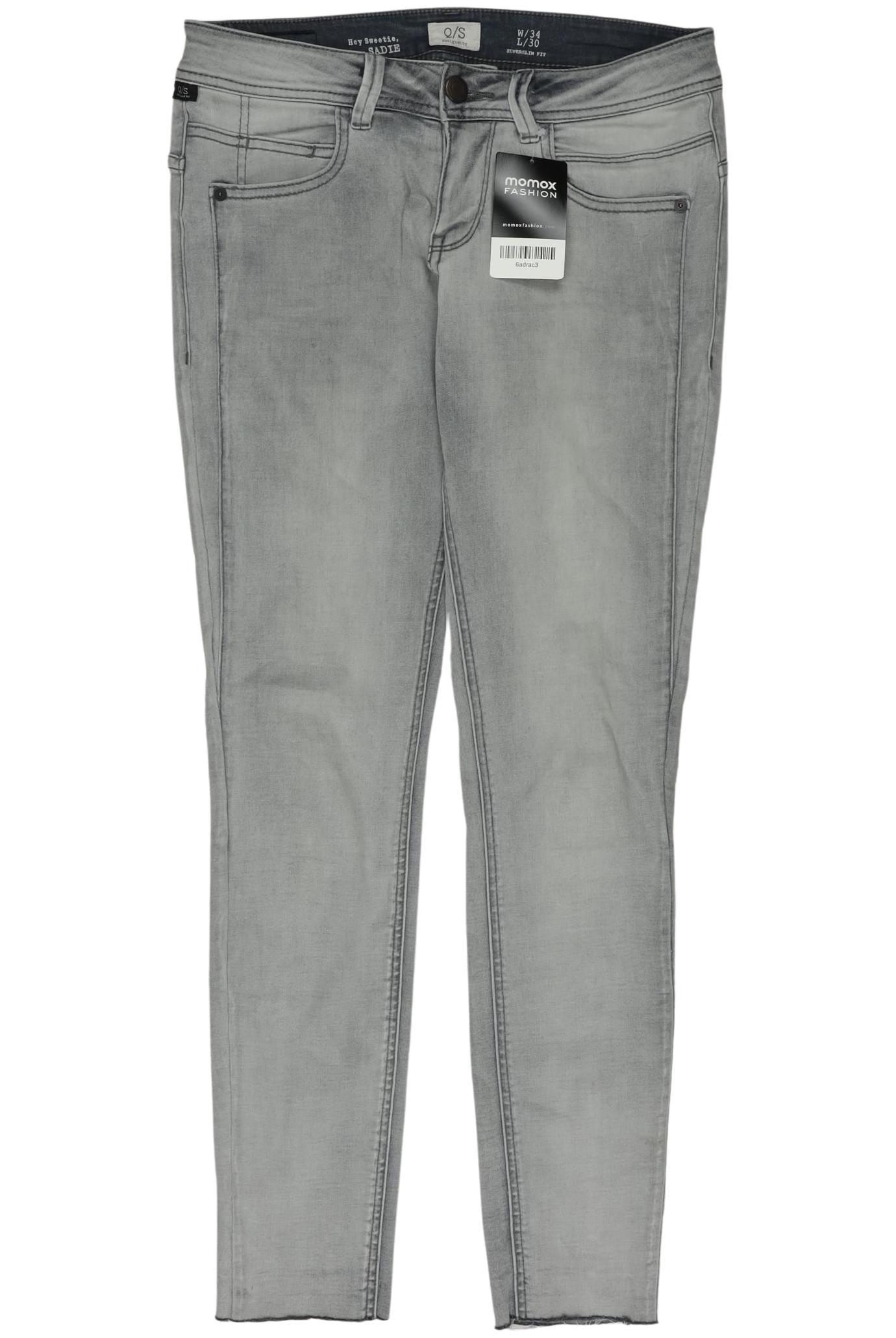 

QS by s.Oliver Damen Jeans, grau, Gr. 34