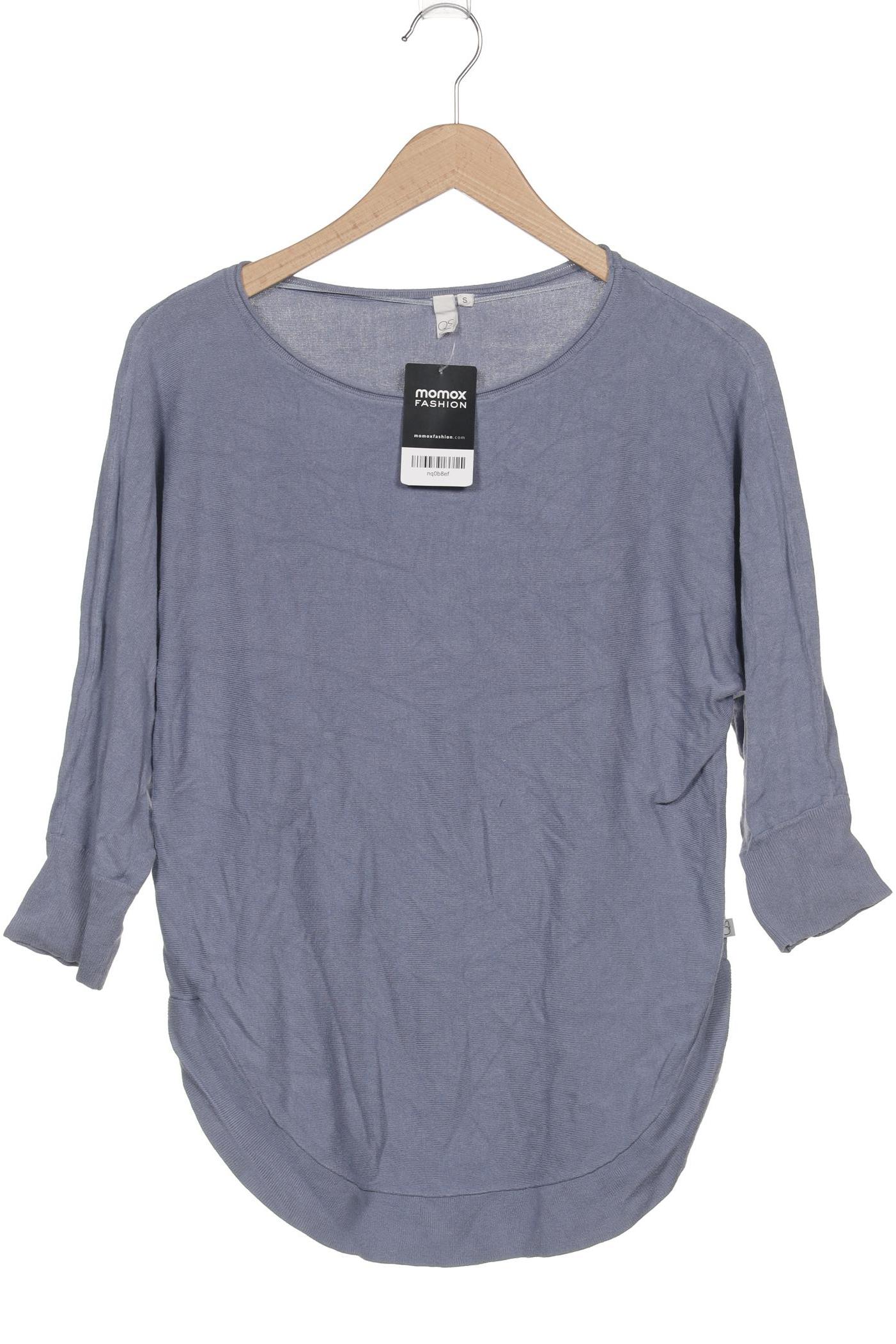 

QS by s.Oliver Damen Langarmshirt, blau, Gr. 36