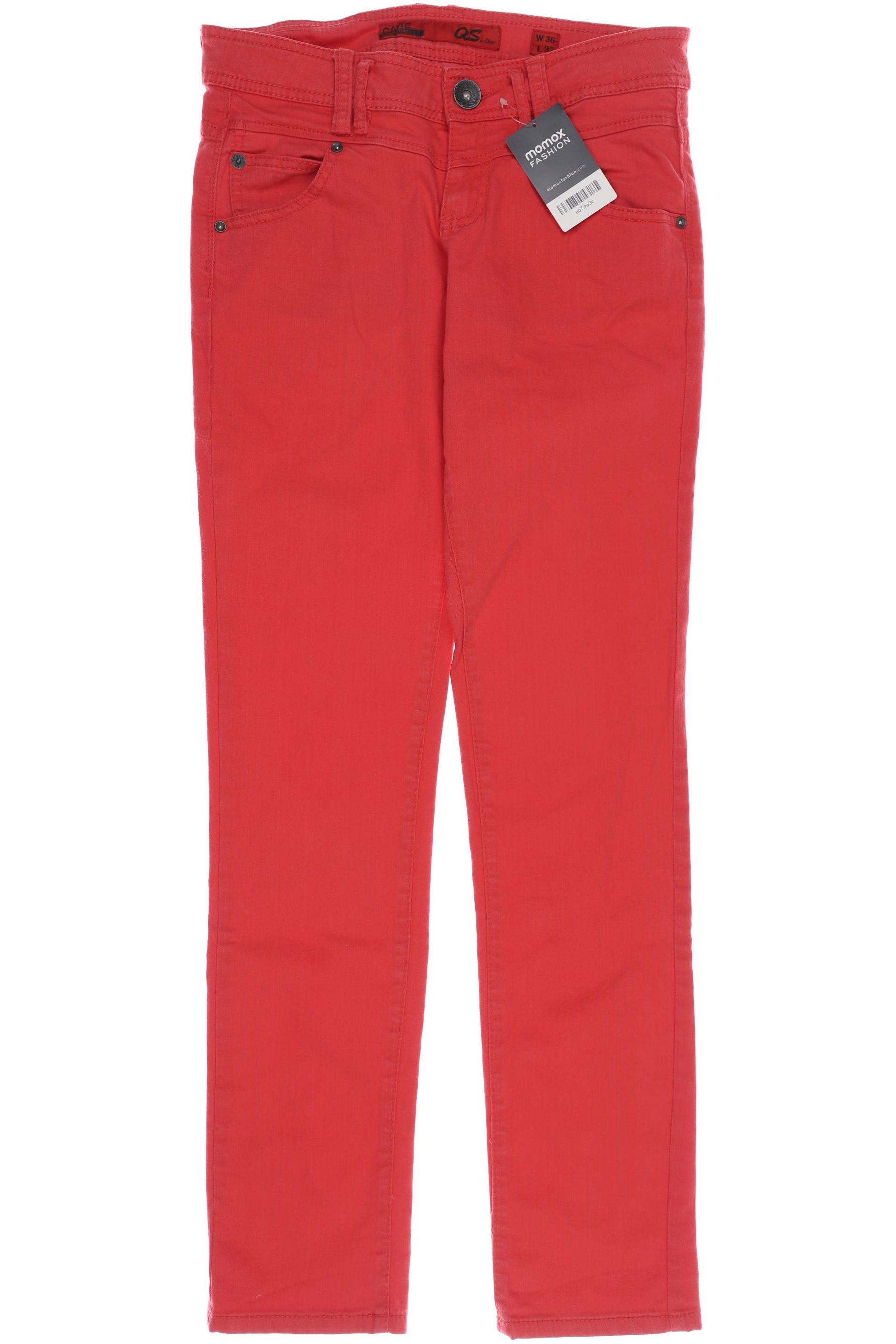 

QS by s.Oliver Damen Jeans, rot, Gr. 36