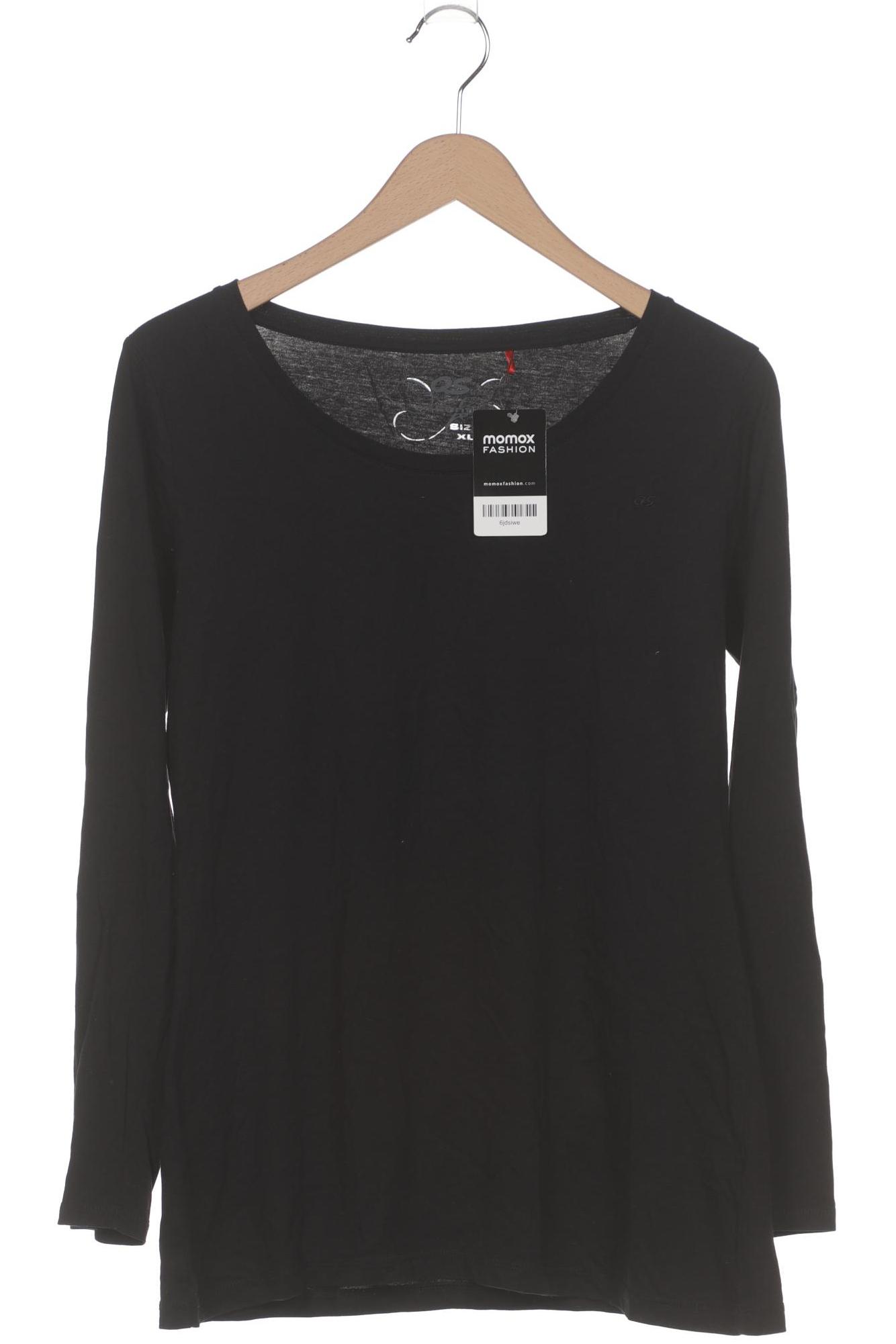 

QS by s.Oliver Damen Langarmshirt, schwarz, Gr. 44