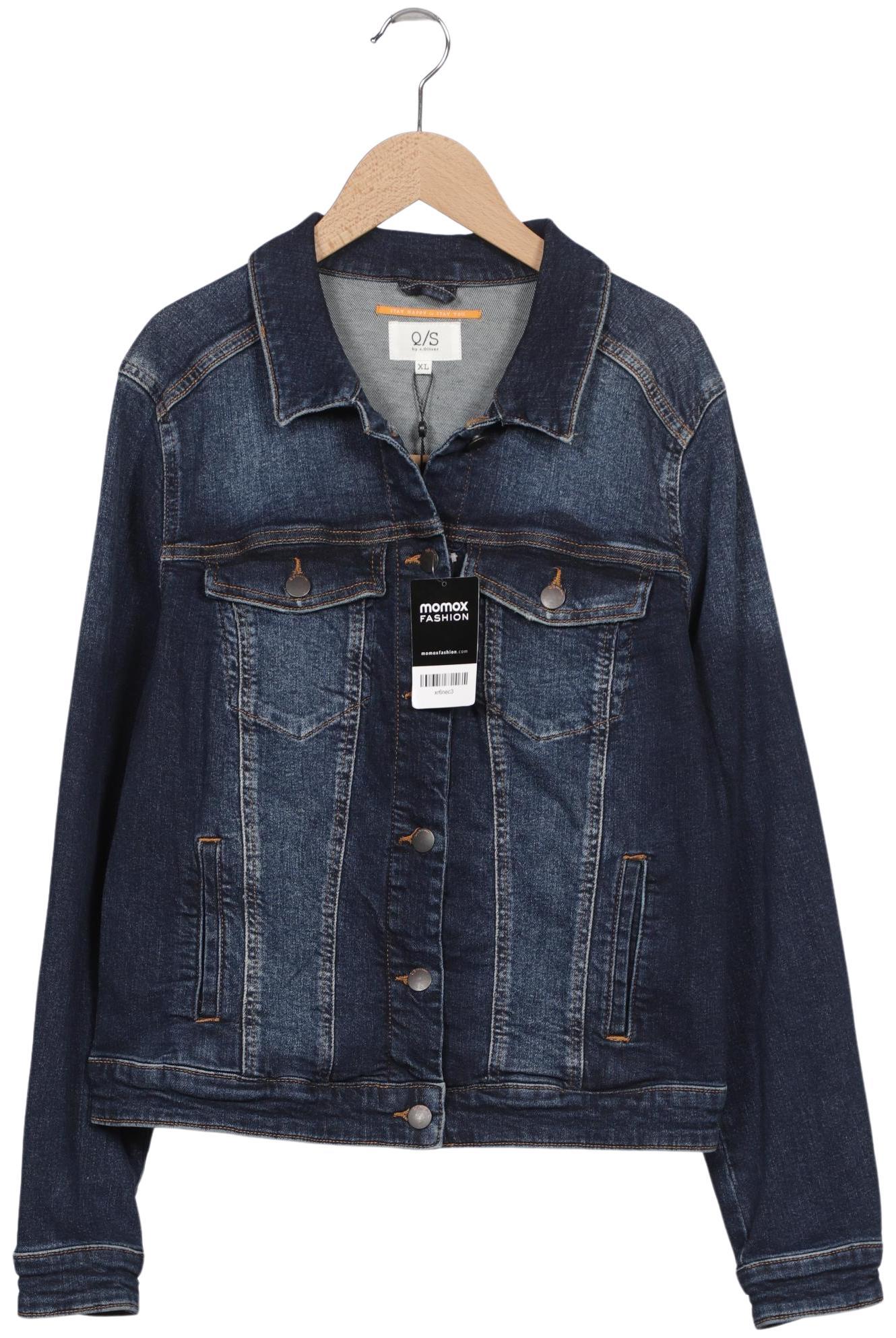 

QS by s.Oliver Damen Jacke, marineblau, Gr. 44
