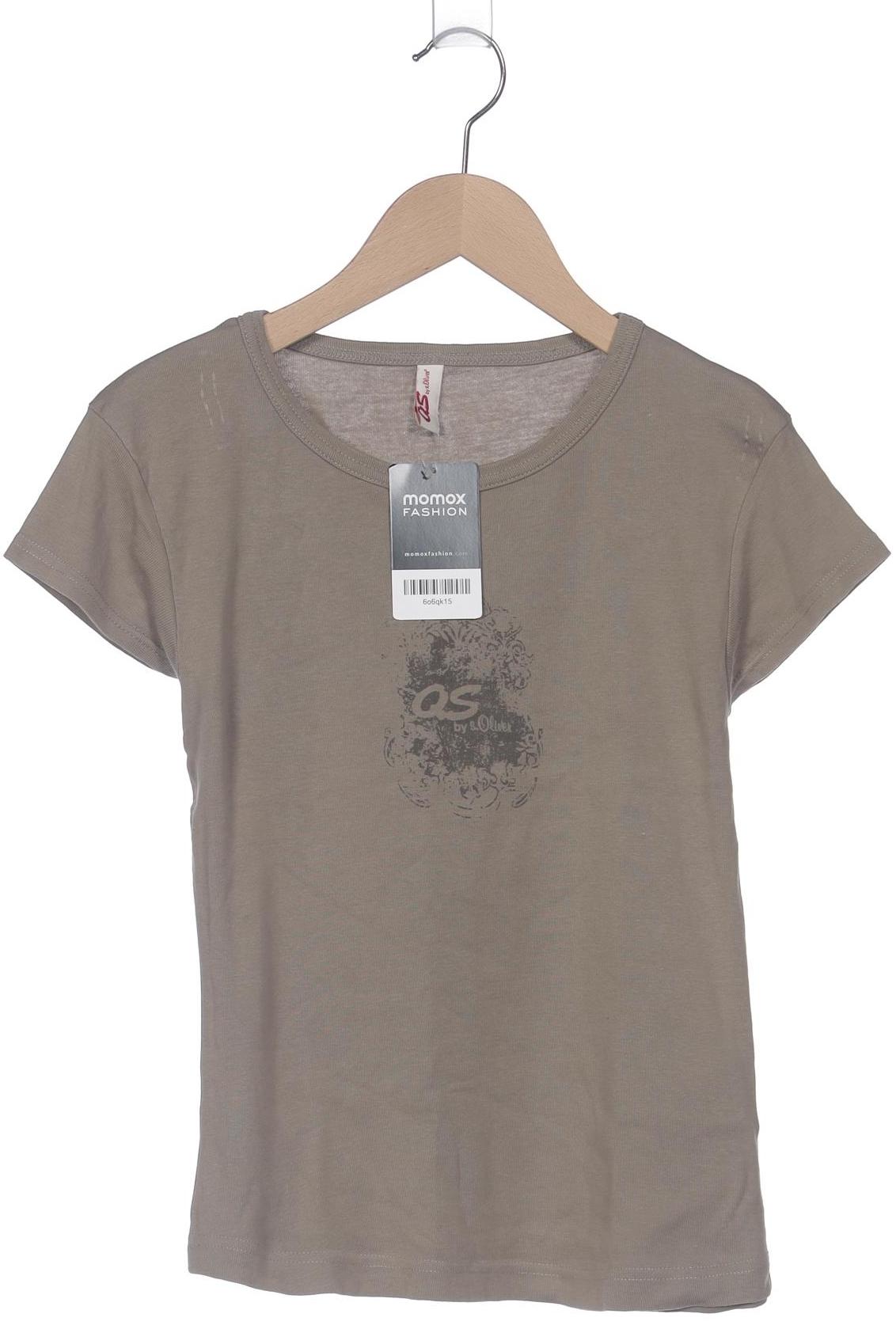 

QS by s.Oliver Damen T-Shirt, beige, Gr. 42
