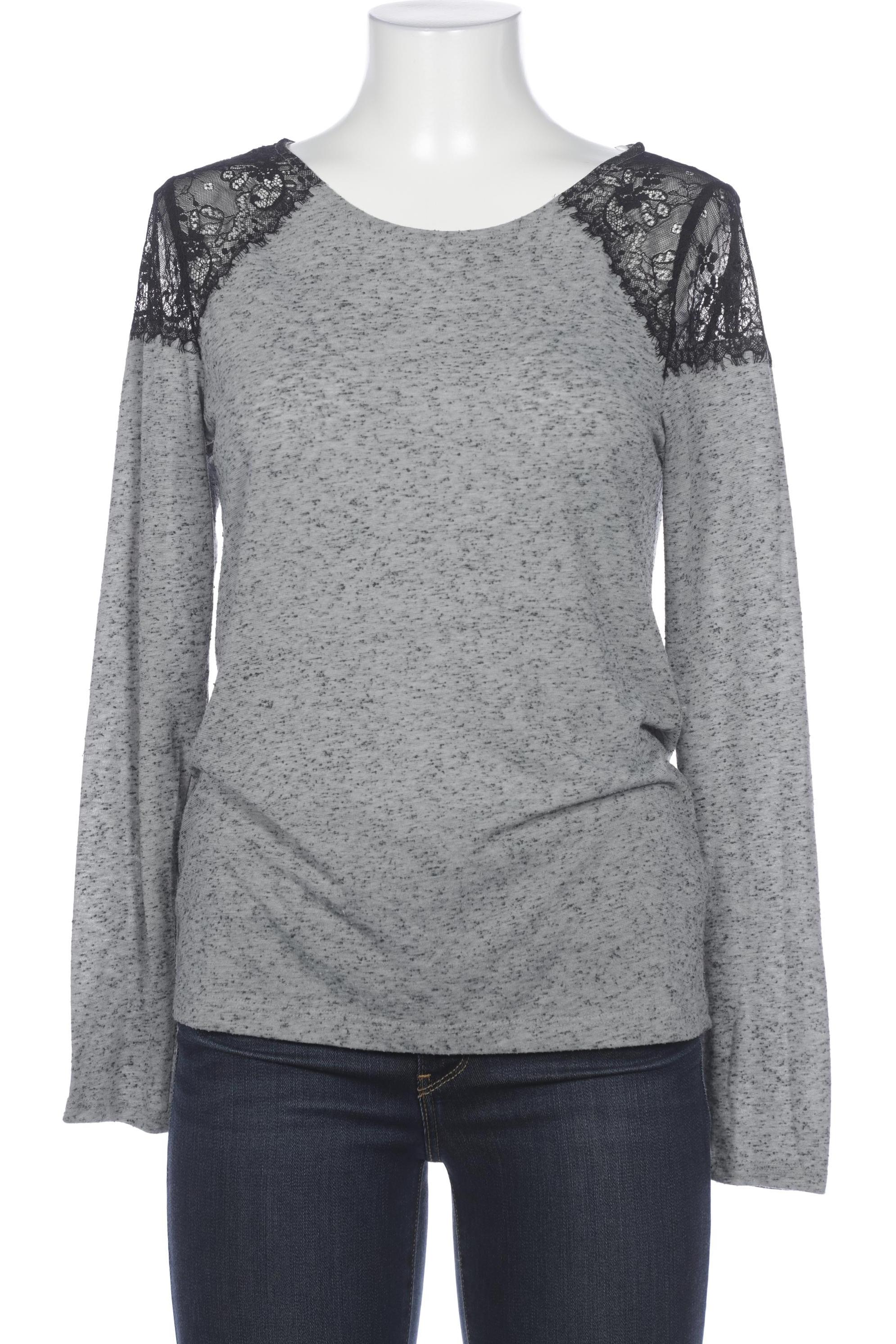 

QS by s.Oliver Damen Langarmshirt, grau, Gr. 40