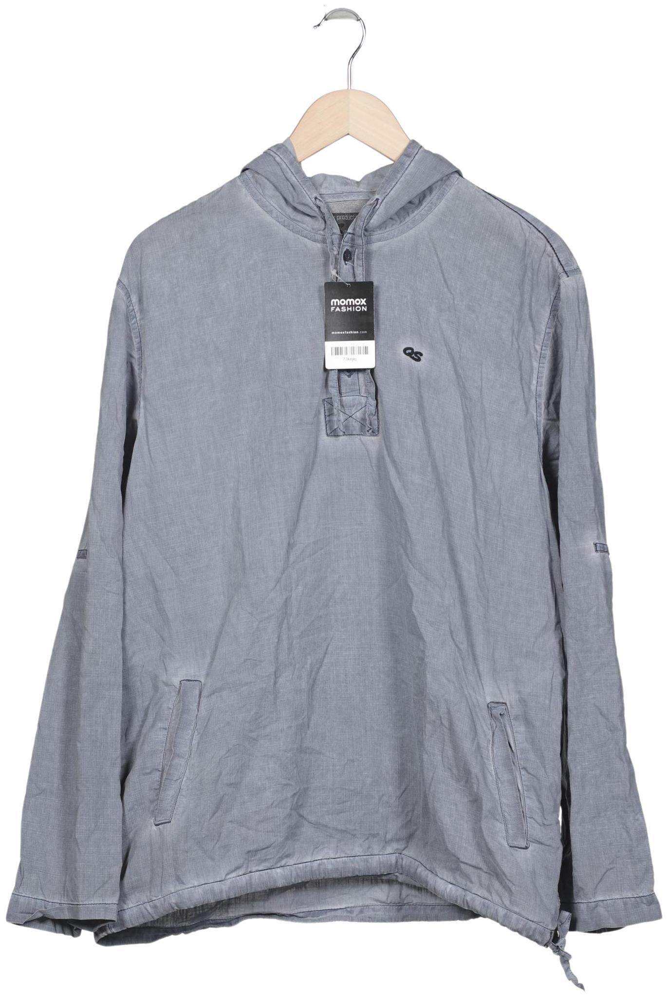 

QS by s.Oliver Herren Kapuzenpullover, grau, Gr. 54