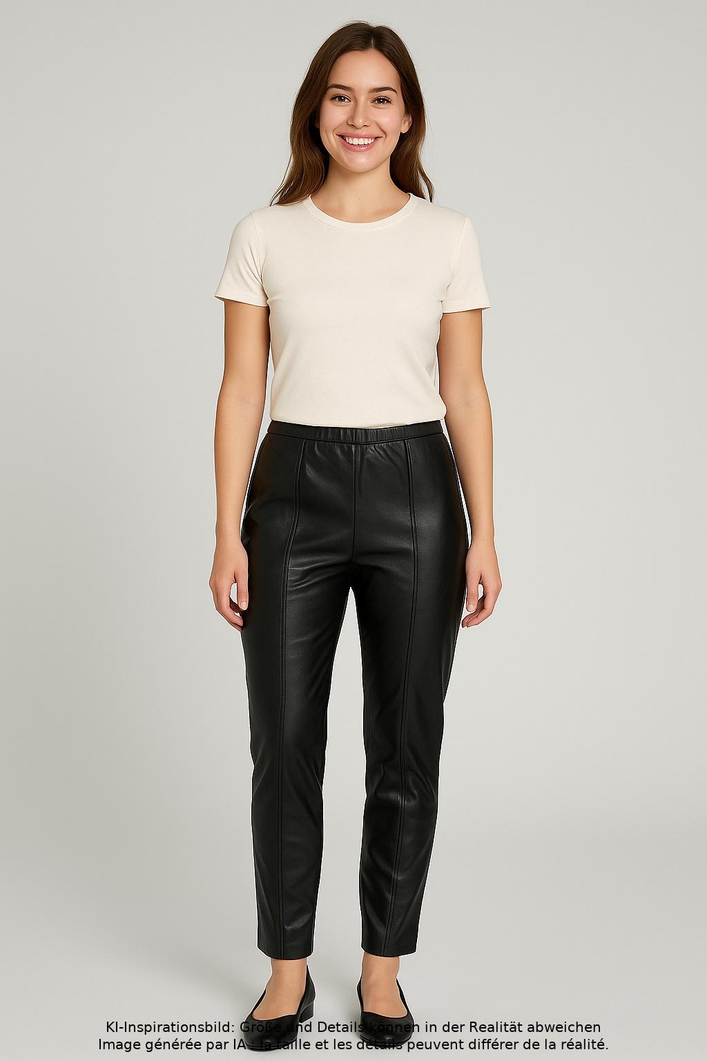 

QS by s.Oliver Damen Stoffhose, schwarz, Gr. 36