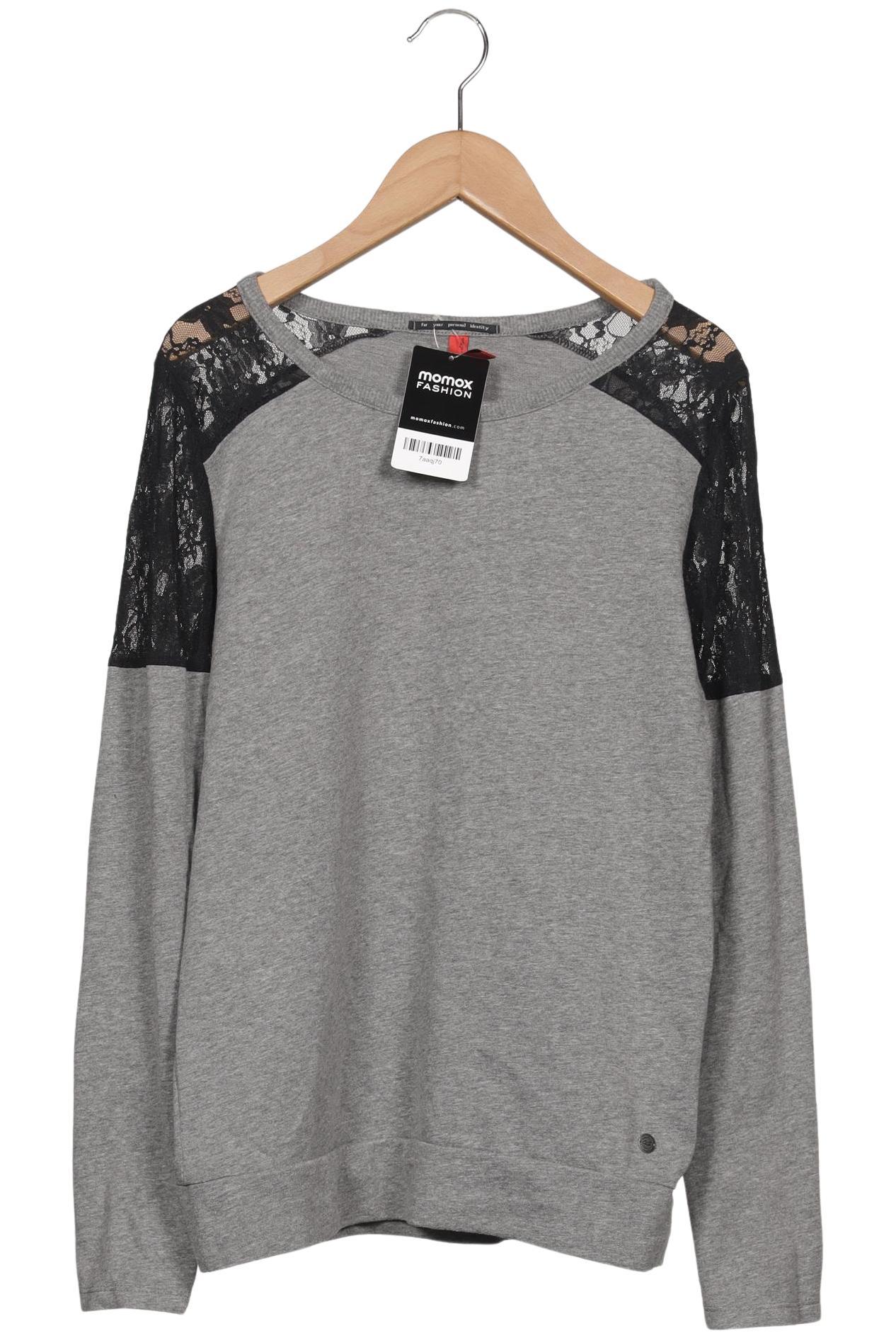 

QS by s.Oliver Damen Langarmshirt, grau, Gr. 36