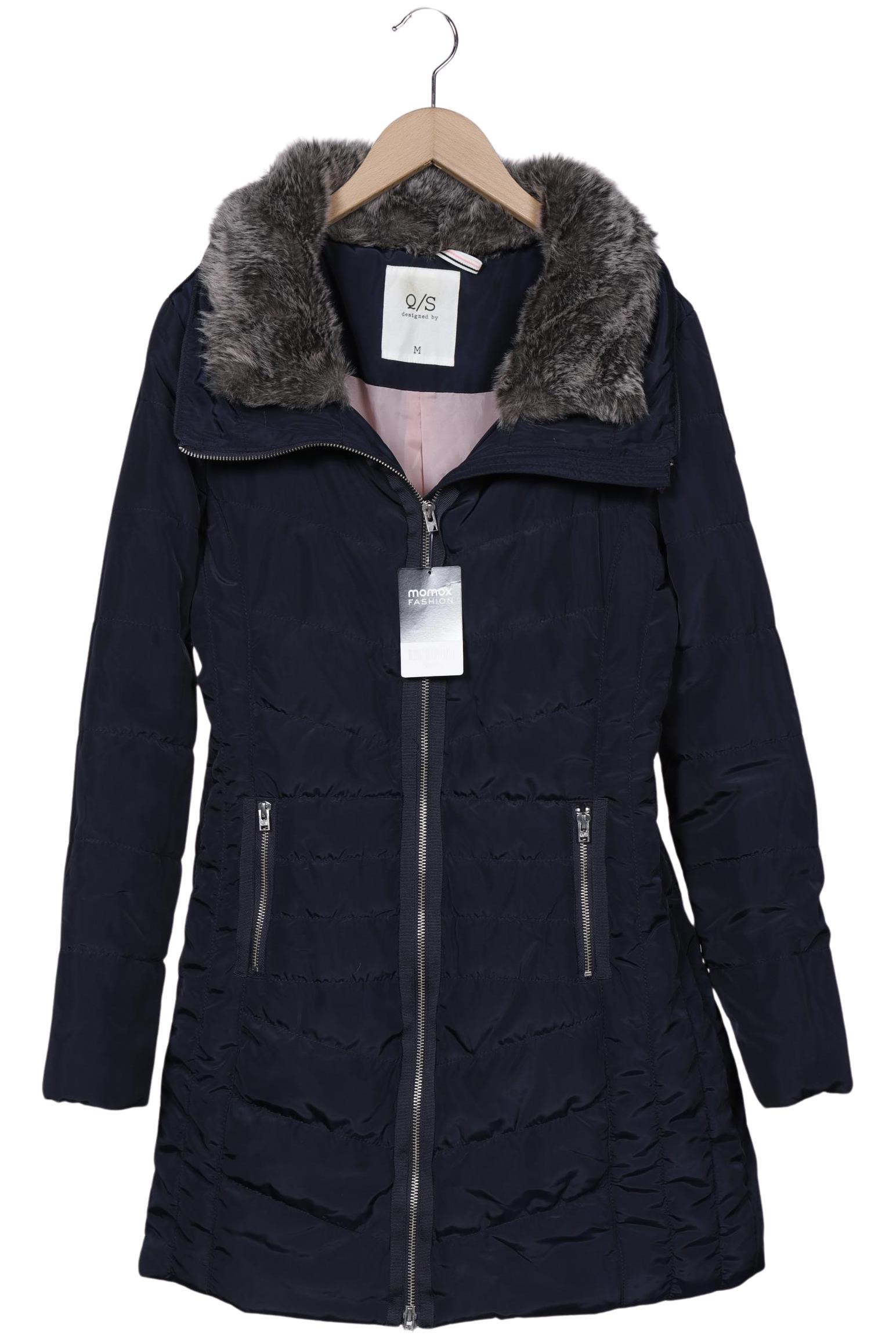 

QS by s.Oliver Damen Mantel, marineblau, Gr. 38