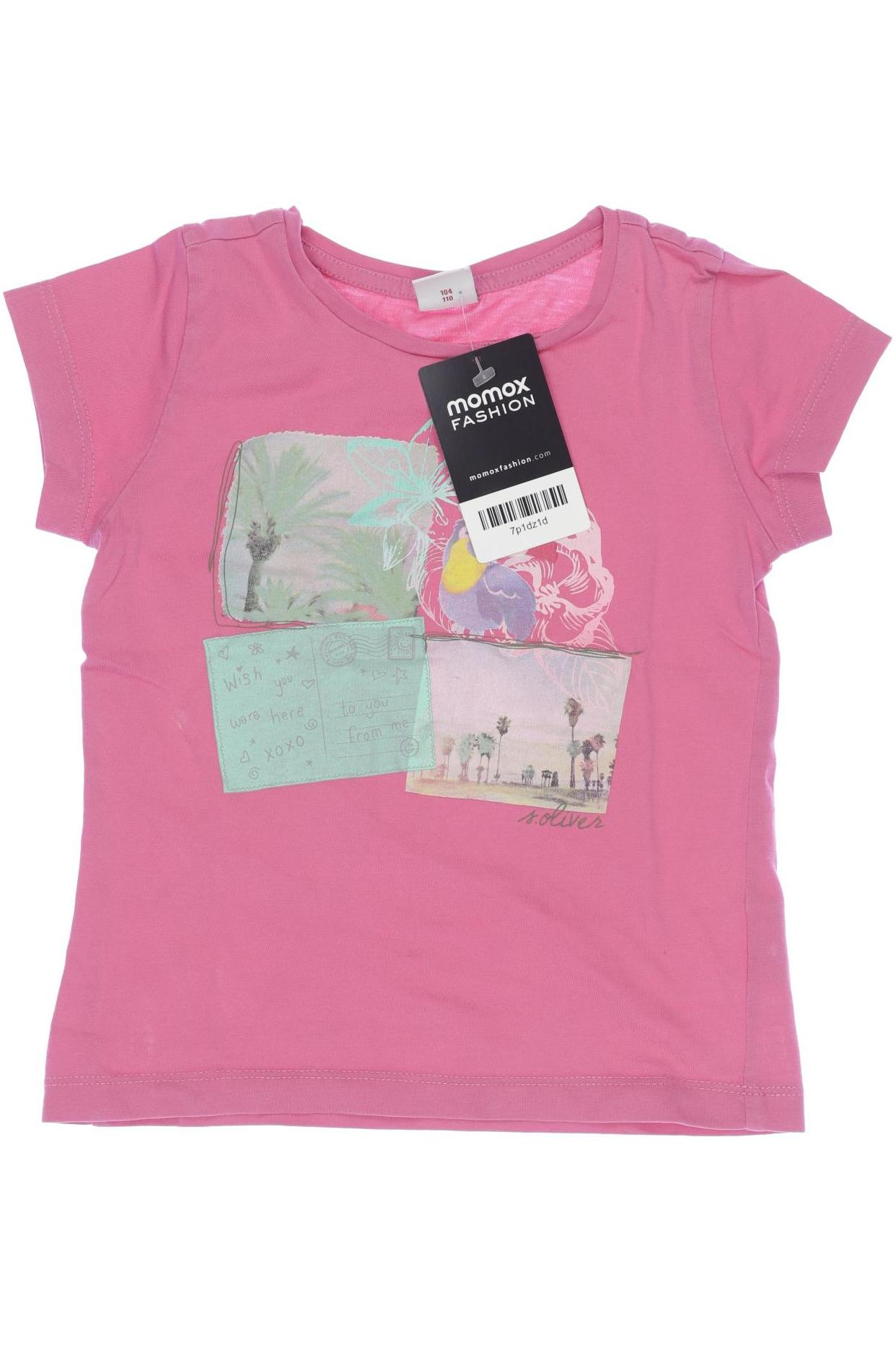 

QS by s.Oliver Damen T-Shirt, pink, Gr. 104