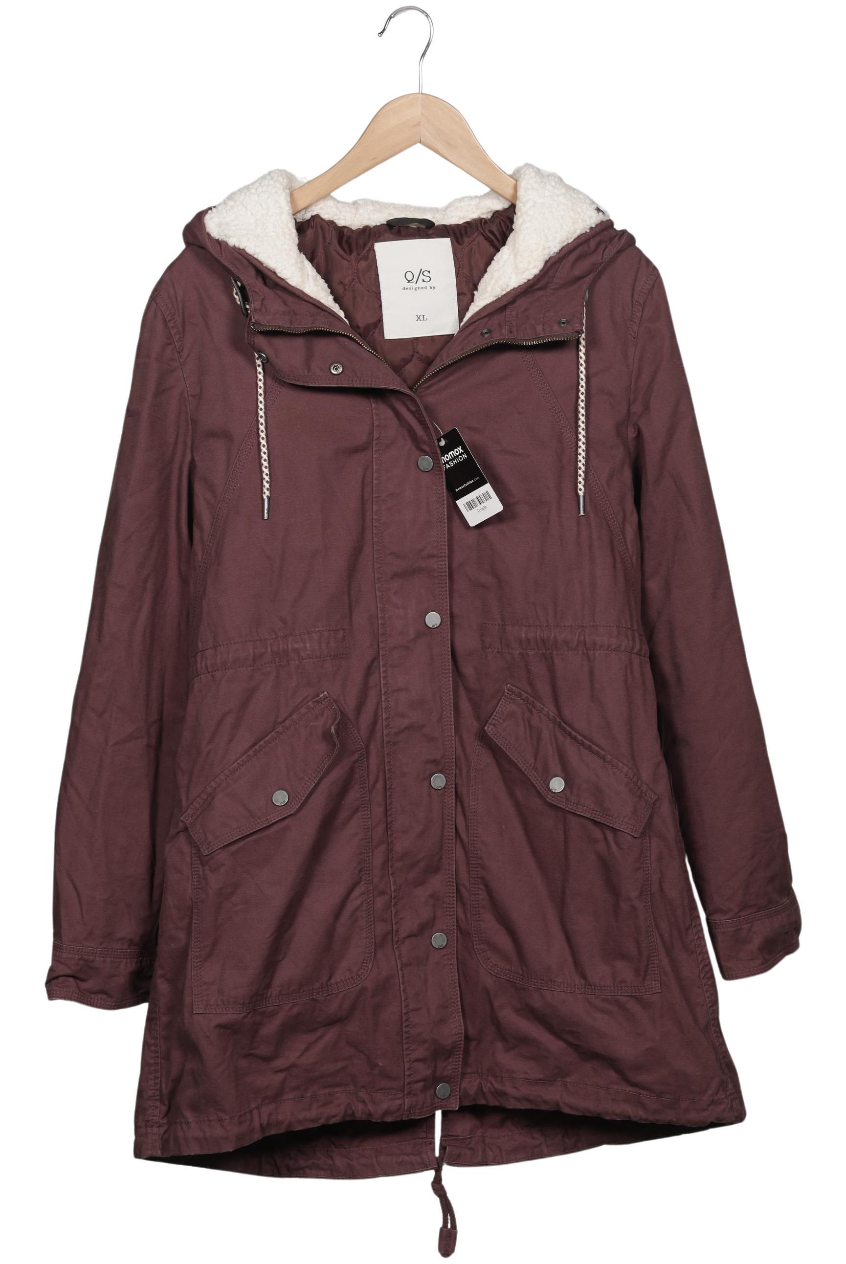 

QS by s.Oliver Damen Mantel, bordeaux, Gr. 44