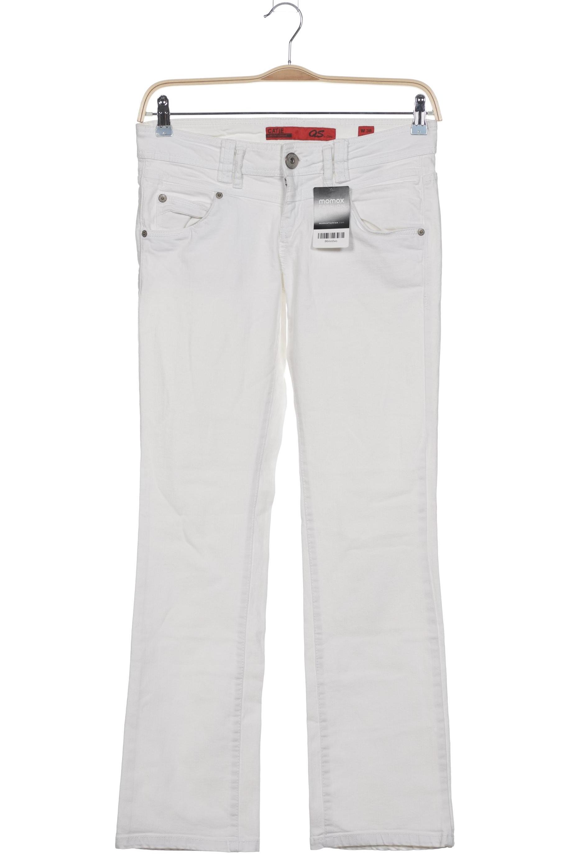 

QS by s.Oliver Damen Jeans, weiß, Gr. 38