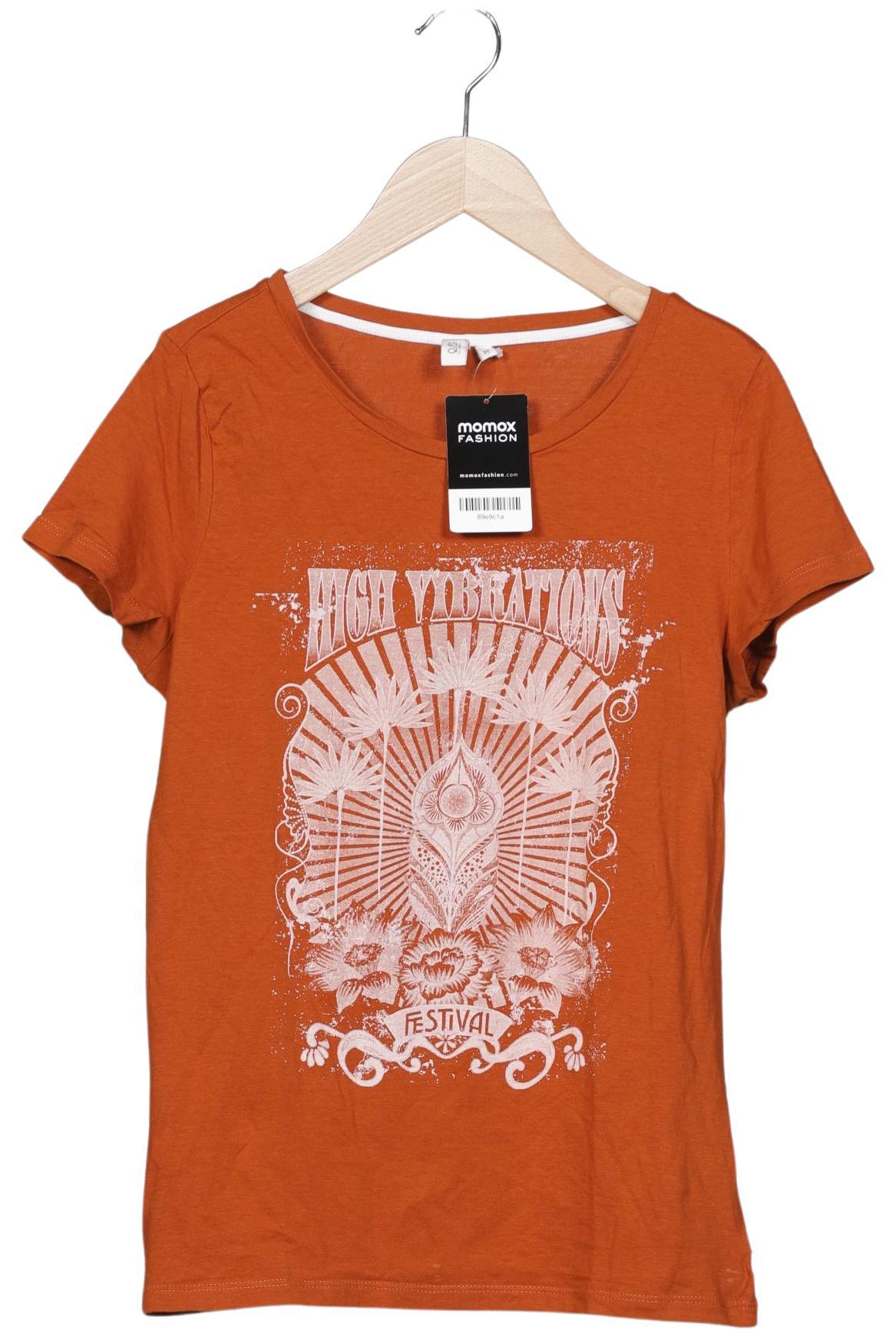 

QS by s.Oliver Damen T-Shirt, orange, Gr. 38