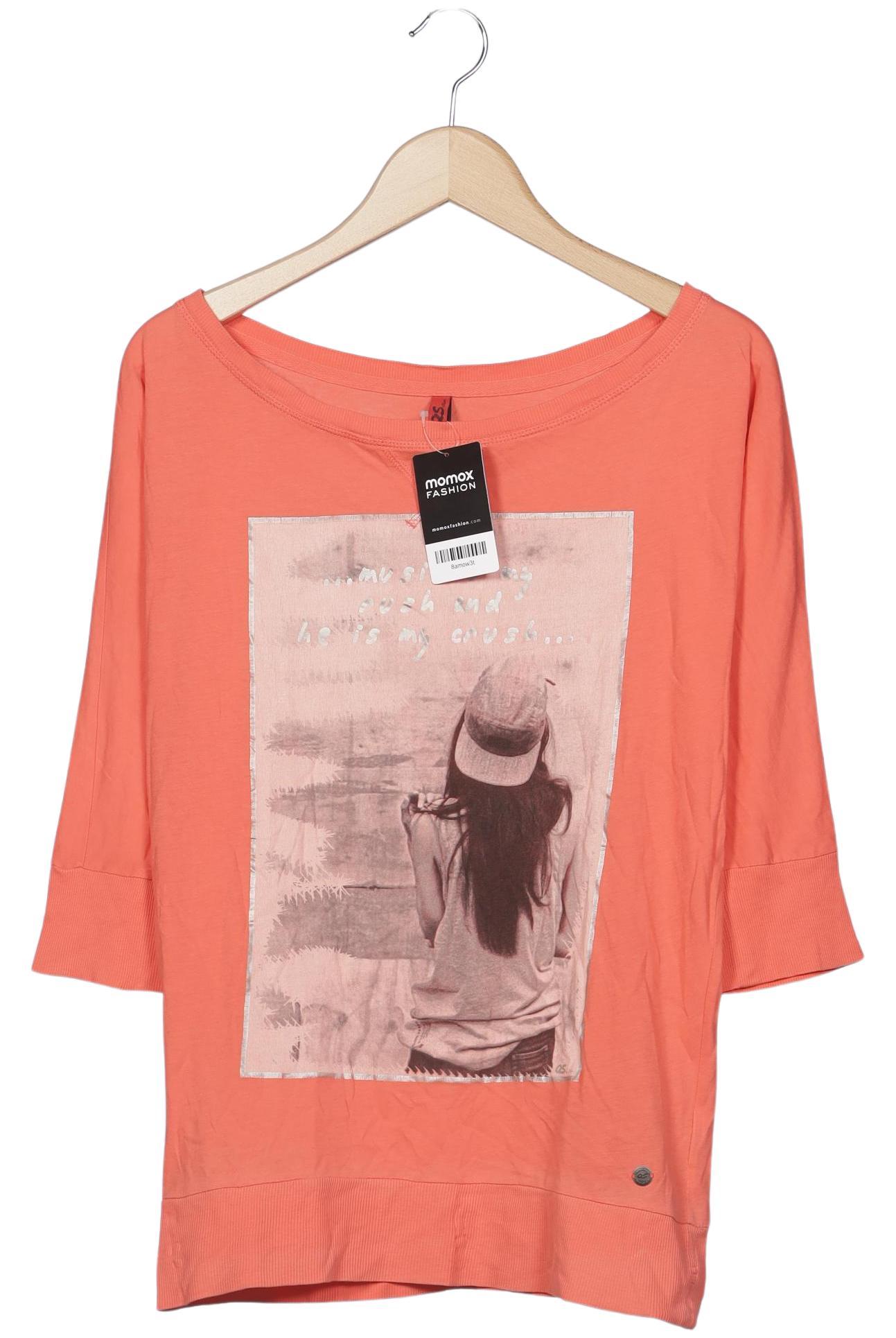 

QS by s.Oliver Damen Langarmshirt, orange, Gr. 38