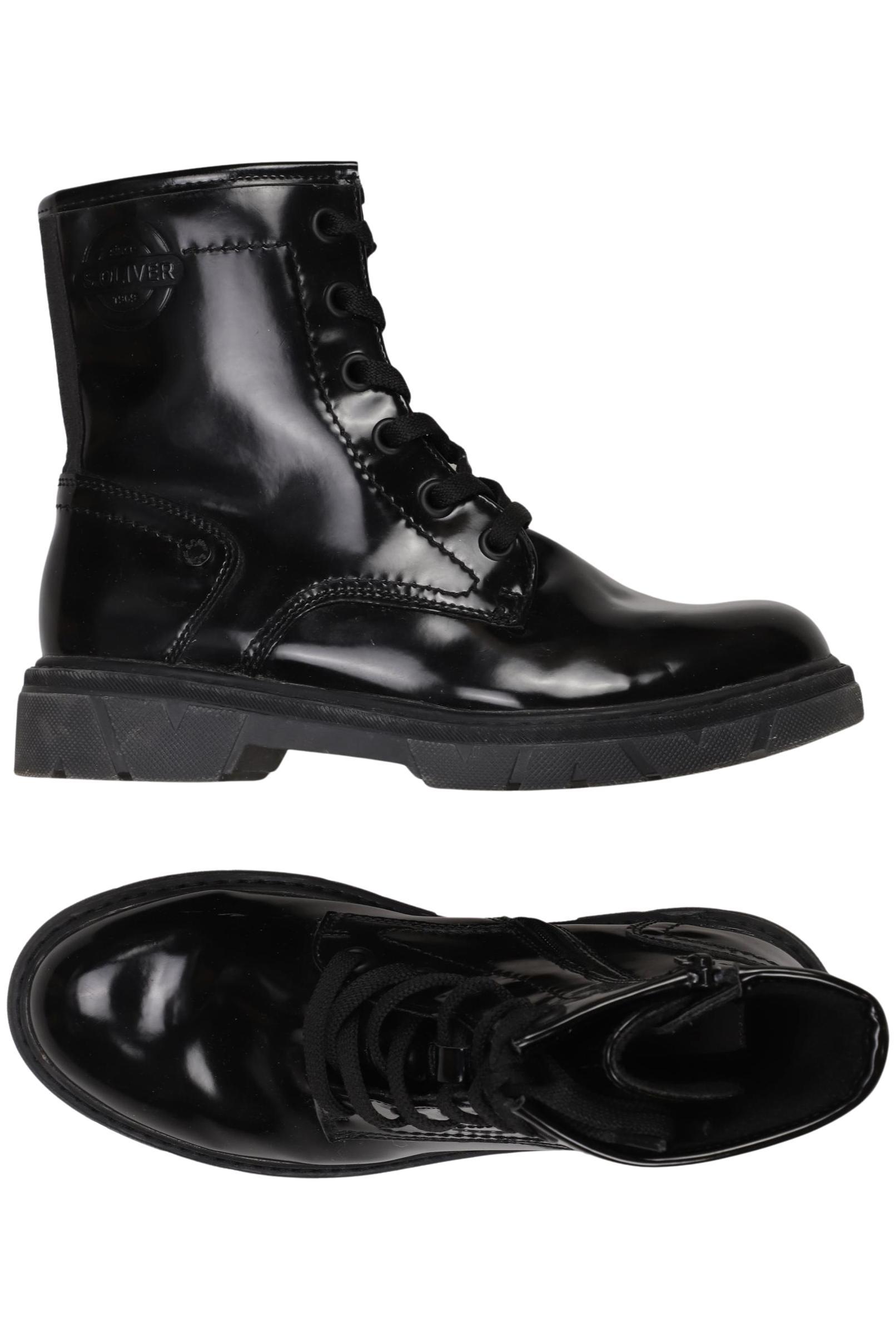 

QS by s.Oliver Damen Stiefelette, schwarz, Gr. 38