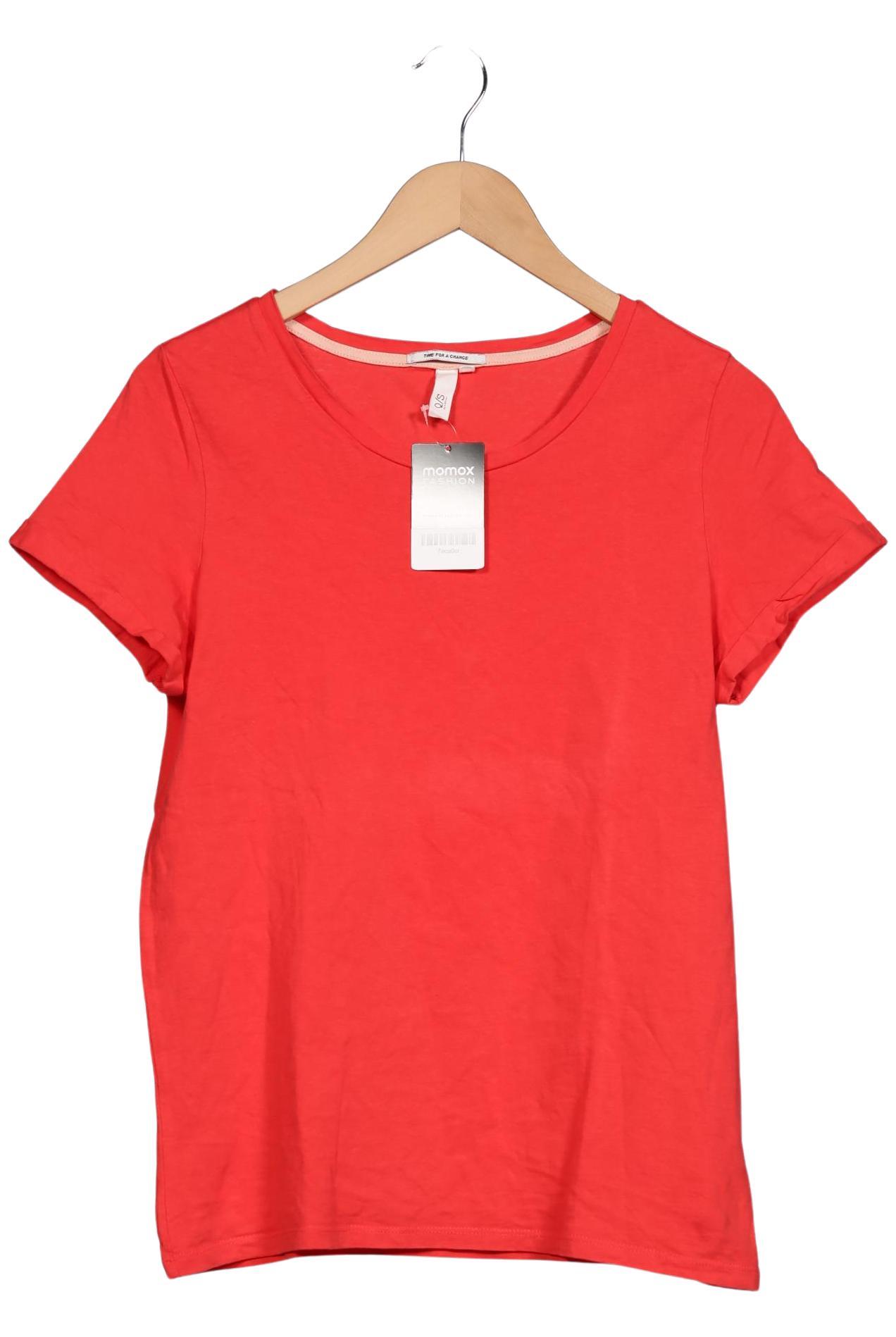 

QS by s.Oliver Damen T-Shirt, rot, Gr. 42