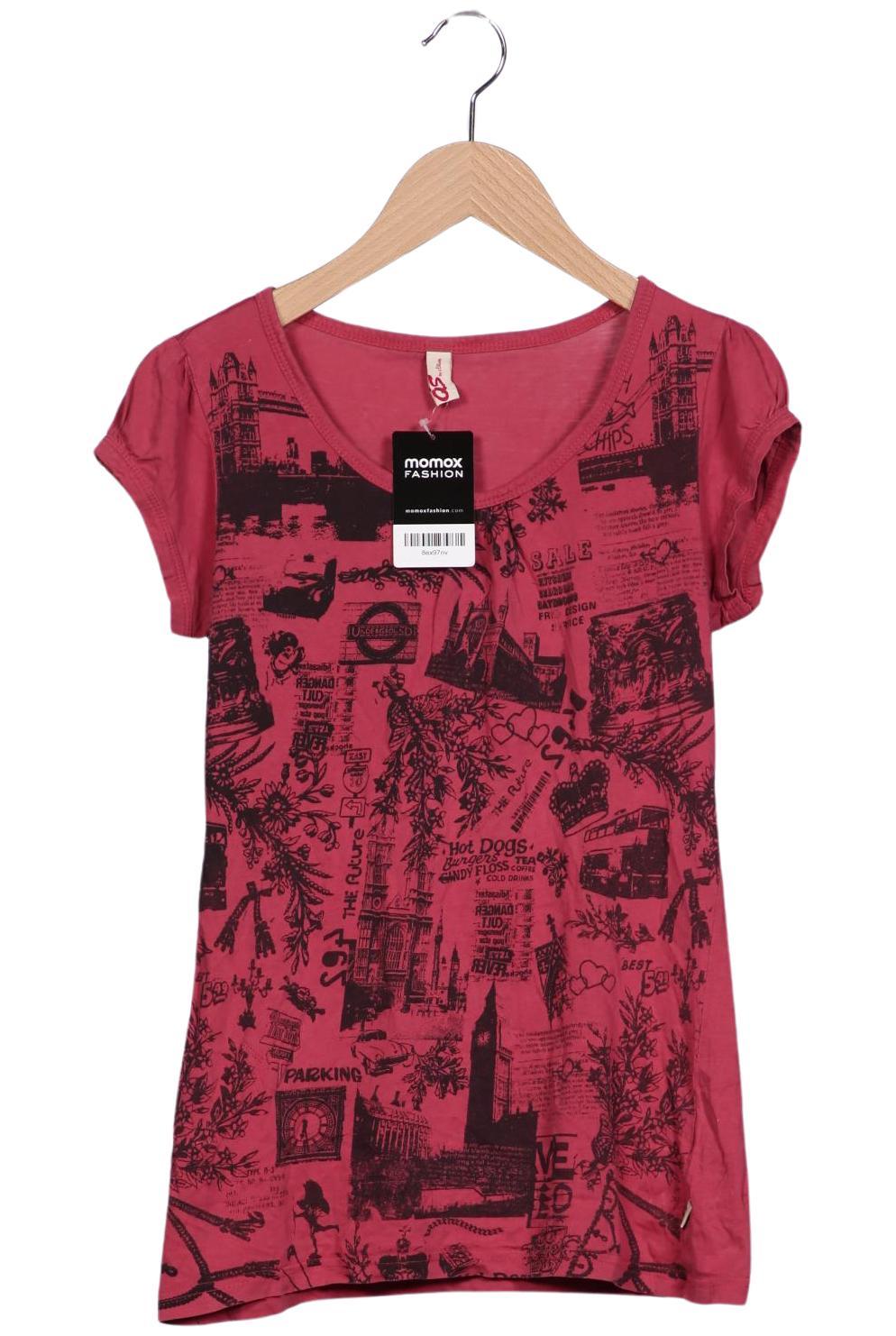 

QS by s.Oliver Damen T-Shirt, pink, Gr. 36