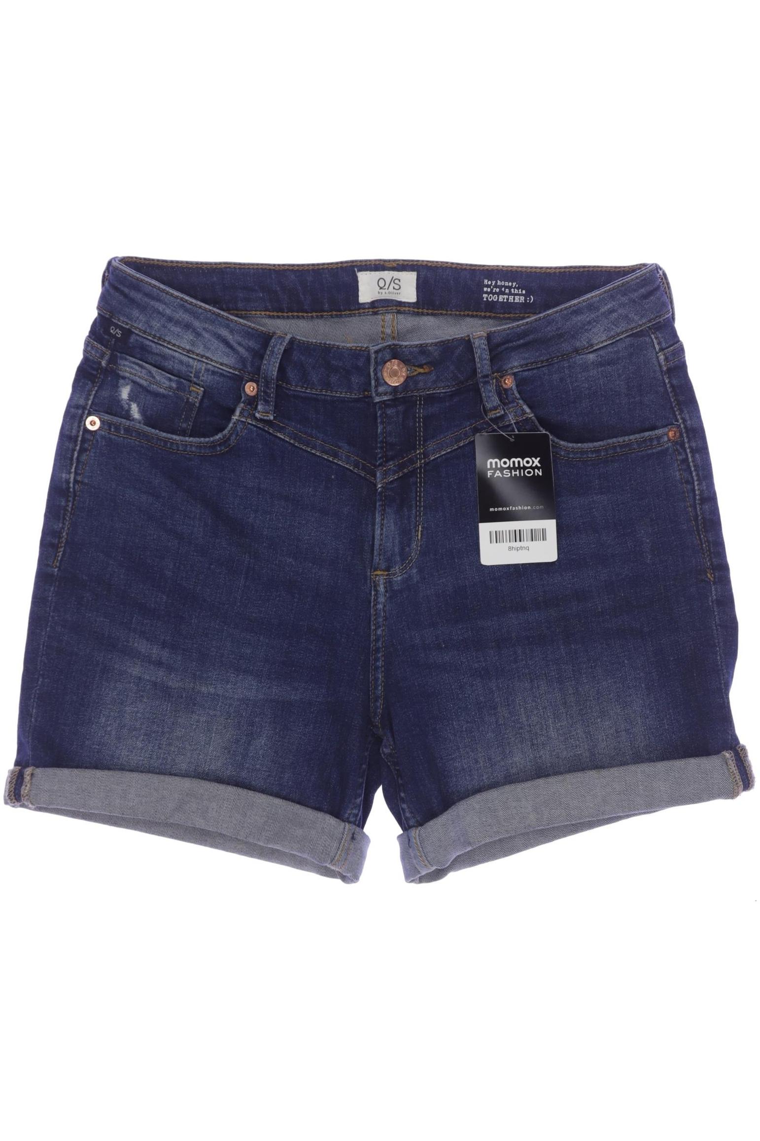 

QS by s.Oliver Damen Shorts, blau, Gr. 34