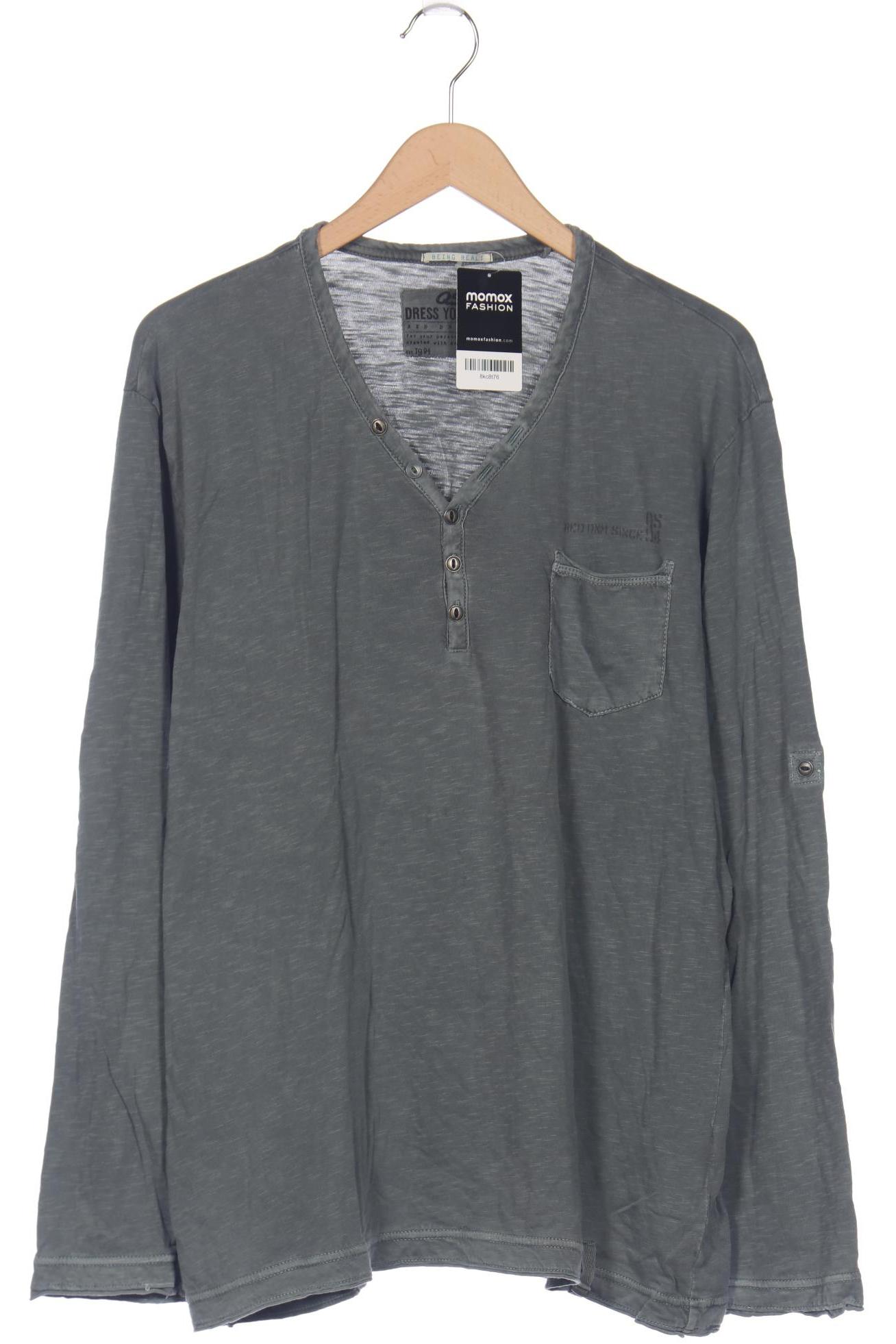 

QS by s.Oliver Herren Langarmshirt, türkis, Gr. 56