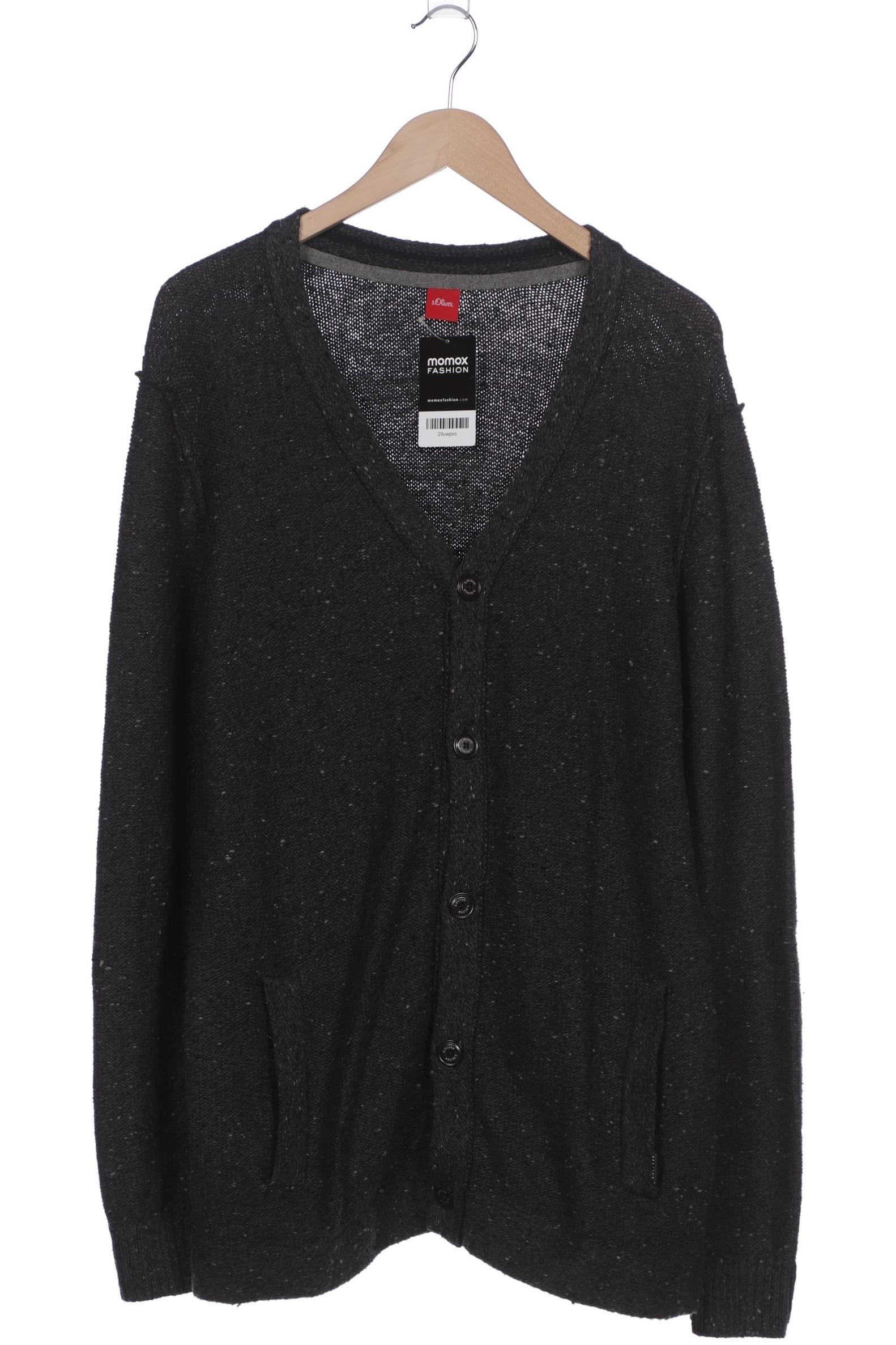

QS by s.Oliver Herren Strickjacke, grau, Gr. 54